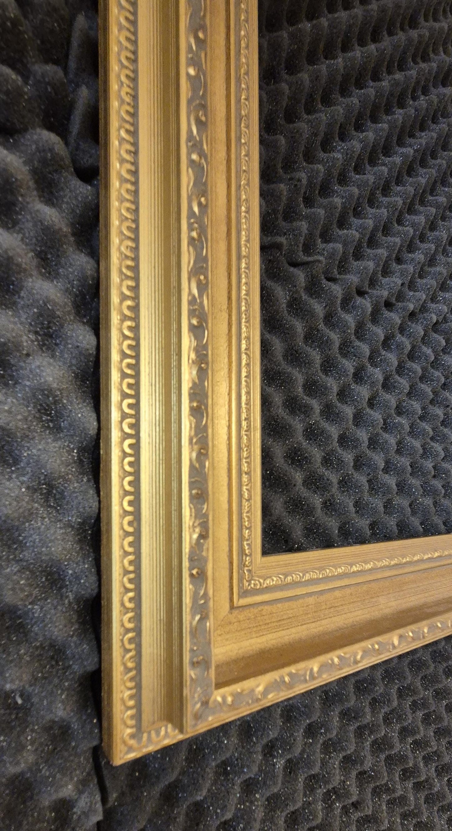 Ship in the stormy Sea by Aivazovsky 1887 Gliclée canvas premium print with brush strokes and golden vintageous frame, looks like original FOSHE ART