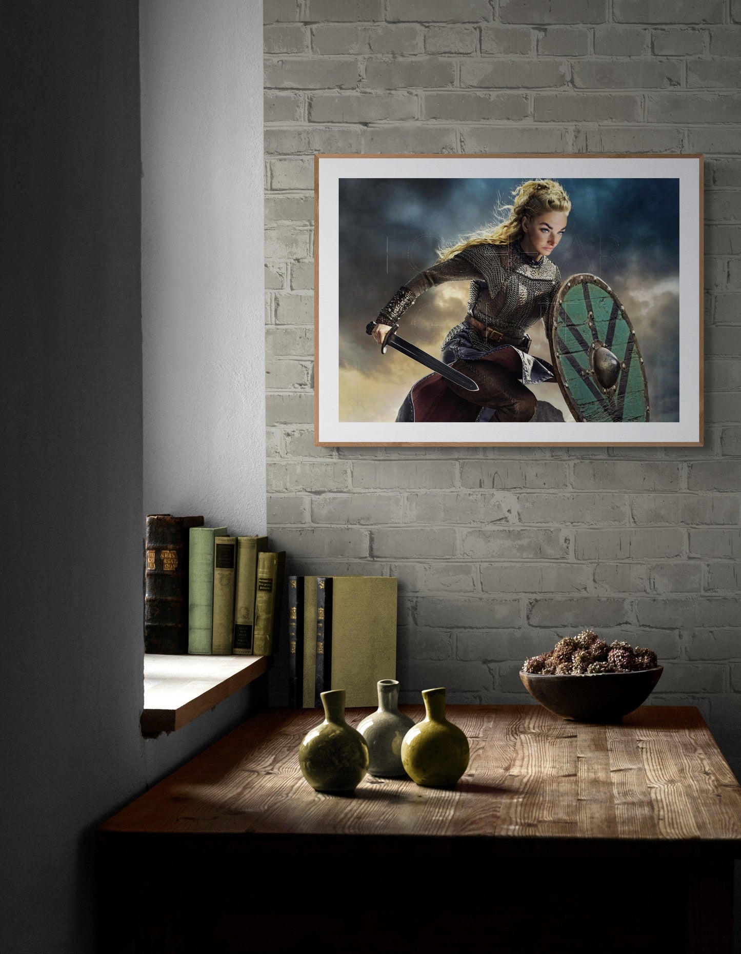 SHIELD-MAIDEN PORTRAIT Foshe Print ART