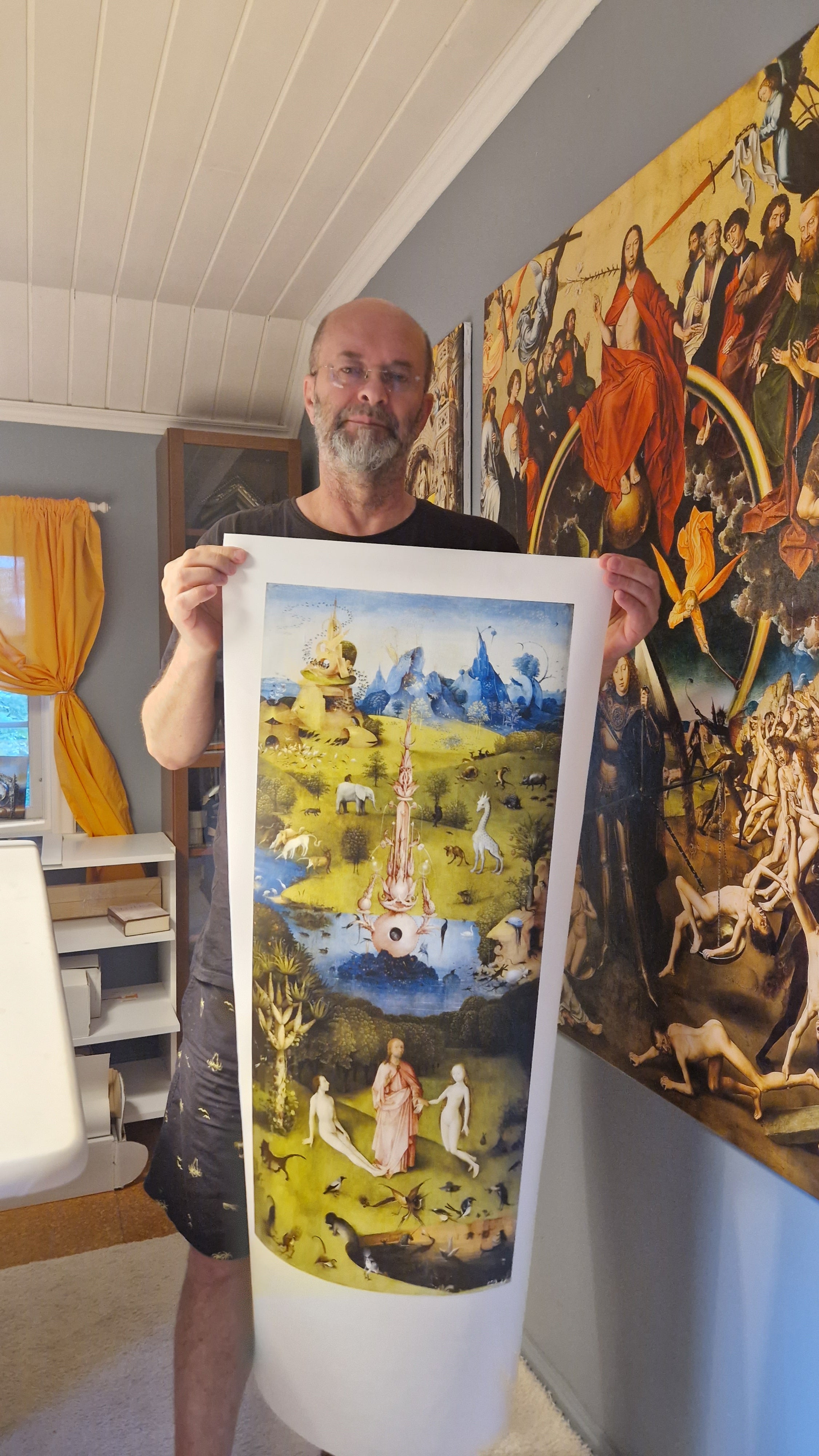 Garden of Earthly Delights (Triptych), Hieronymus Bosch 1490 Foshe ART