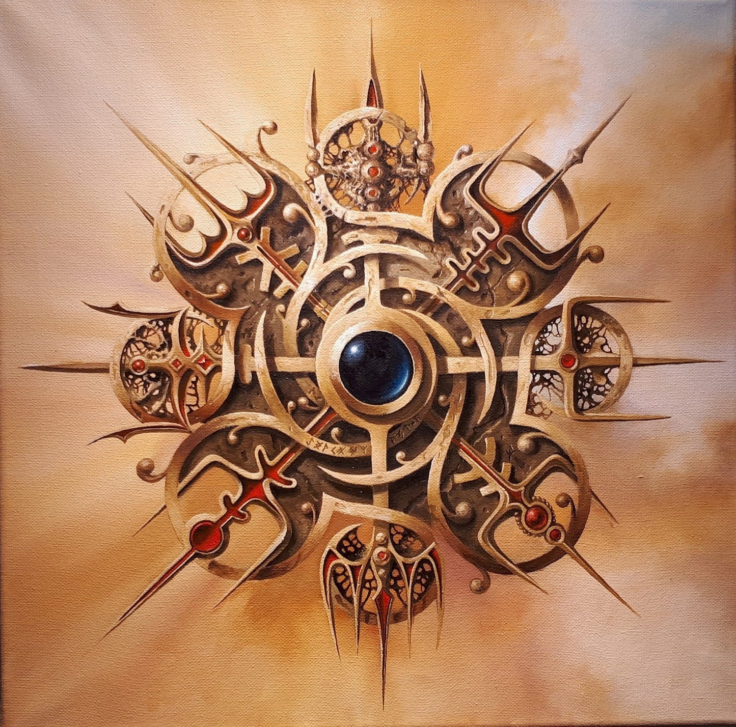 VEGVISIR VIKING Compass | Giclee Art Print from original painting | Viking Decor | Norse mythology art | Viking gifts for men FOSHE ART