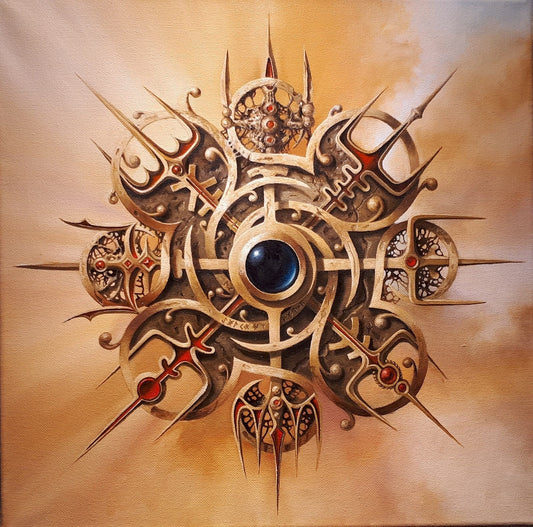 VEGVISIR VIKING Compass | Giclee Art Print from original painting | Viking Decor | Norse mythology art | Viking gifts for men FOSHE ART