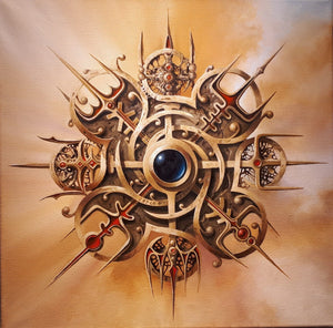 VEGVISIR VIKING Compass | Giclee Art Print from original painting | Viking Decor | Norse mythology art | Viking gifts for men FOSHE ART