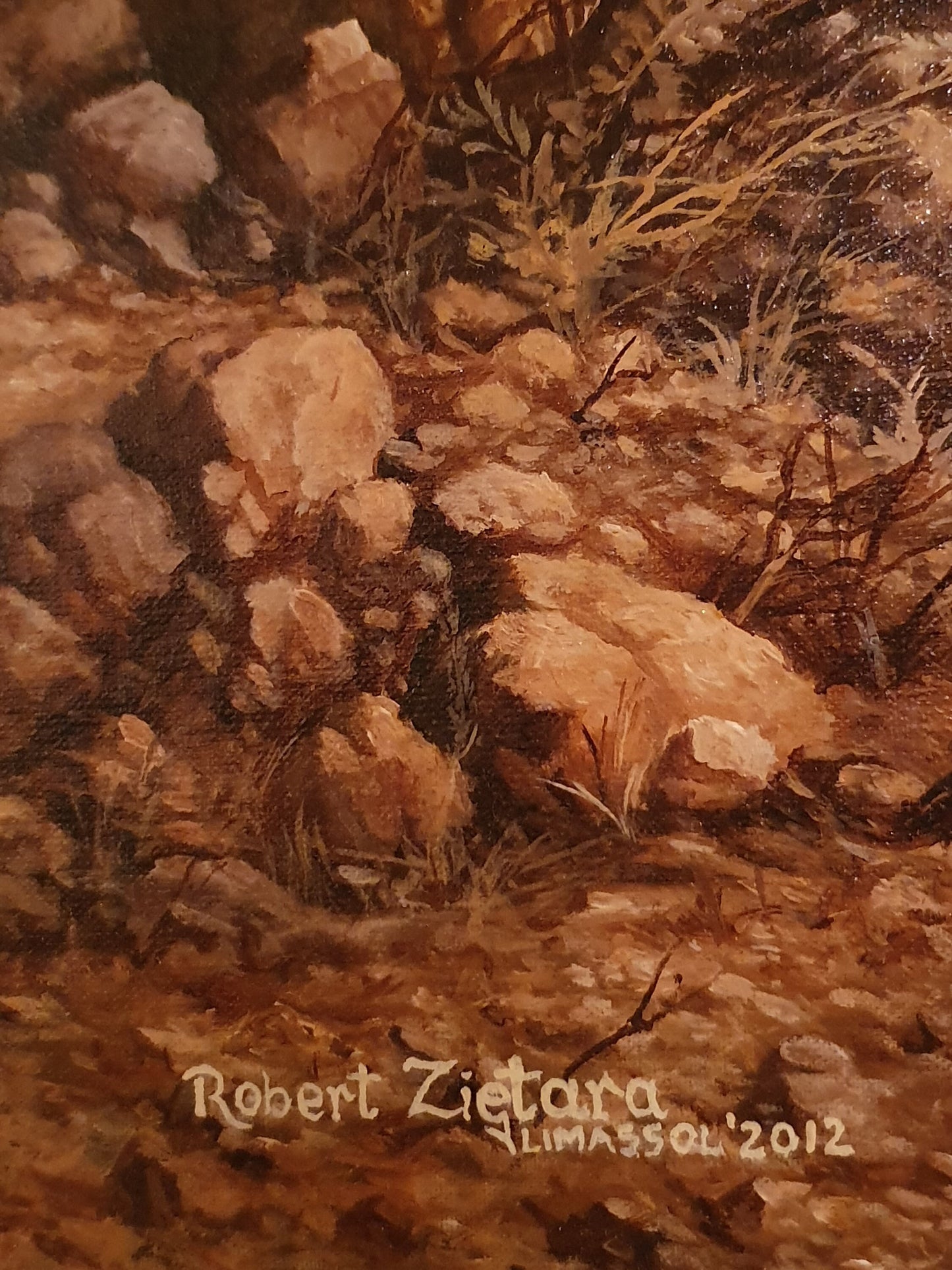 STREAM GIRL original oil on canvas framed painting home decoration gift idea for her modern art home decoration work art by Robert Zietara