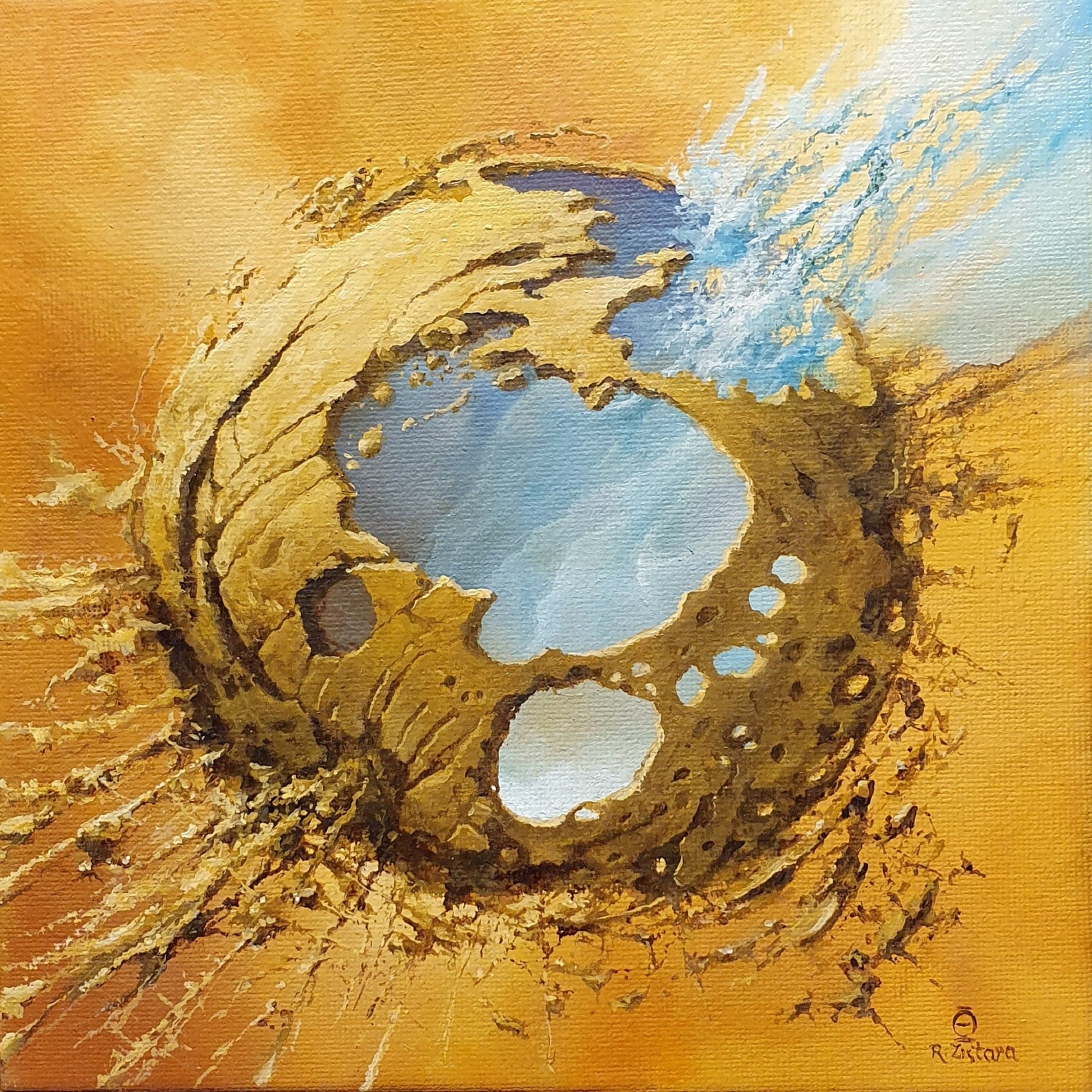 EVENT HORIZON | Fine art print from original oil painting | Modern home decoration | Gift idea for surreal art lovers FOSHE ART