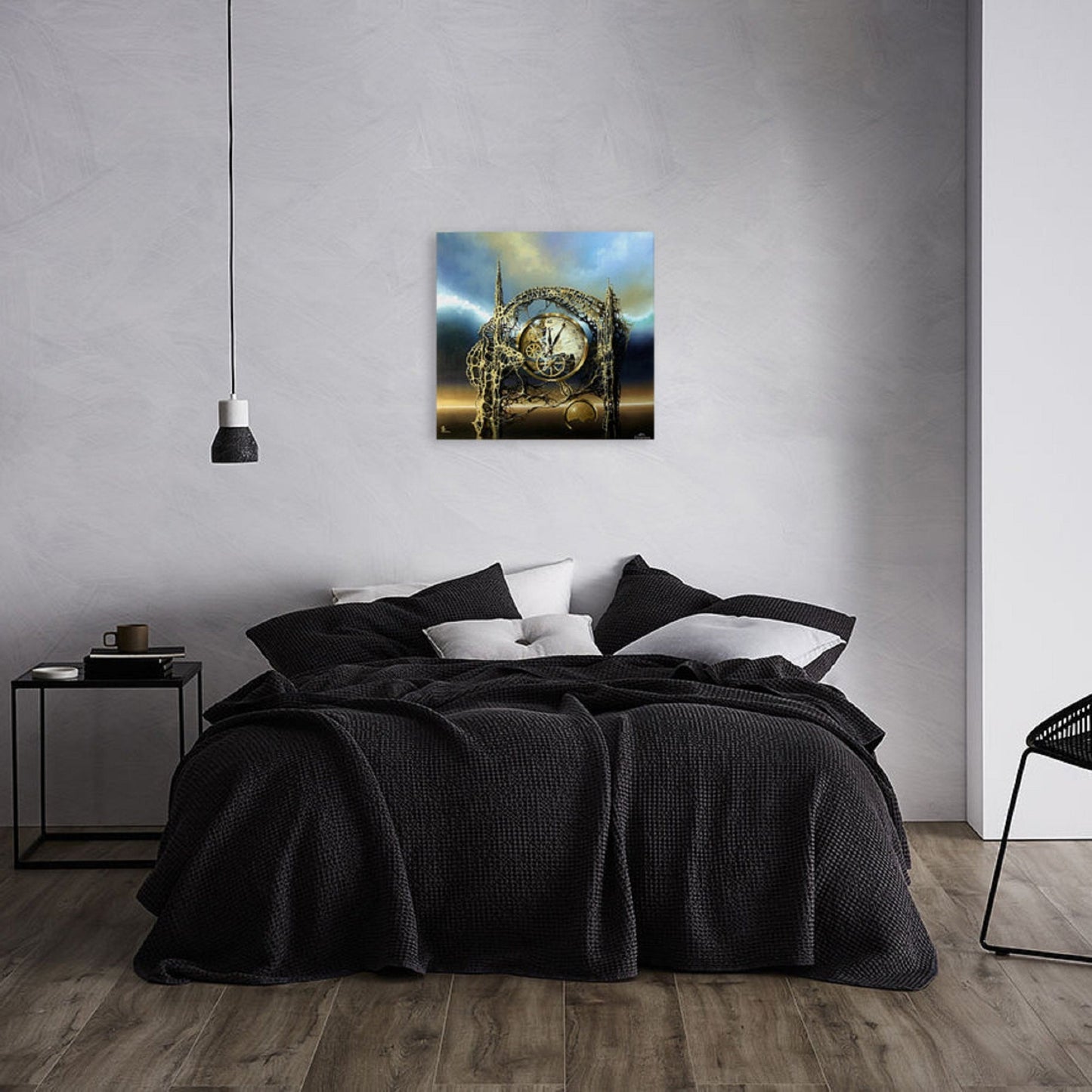 TIME GATE Fine art print from original oil painting by Robert Zietara | Modern home decoration | Gift idea for surreal art lovers