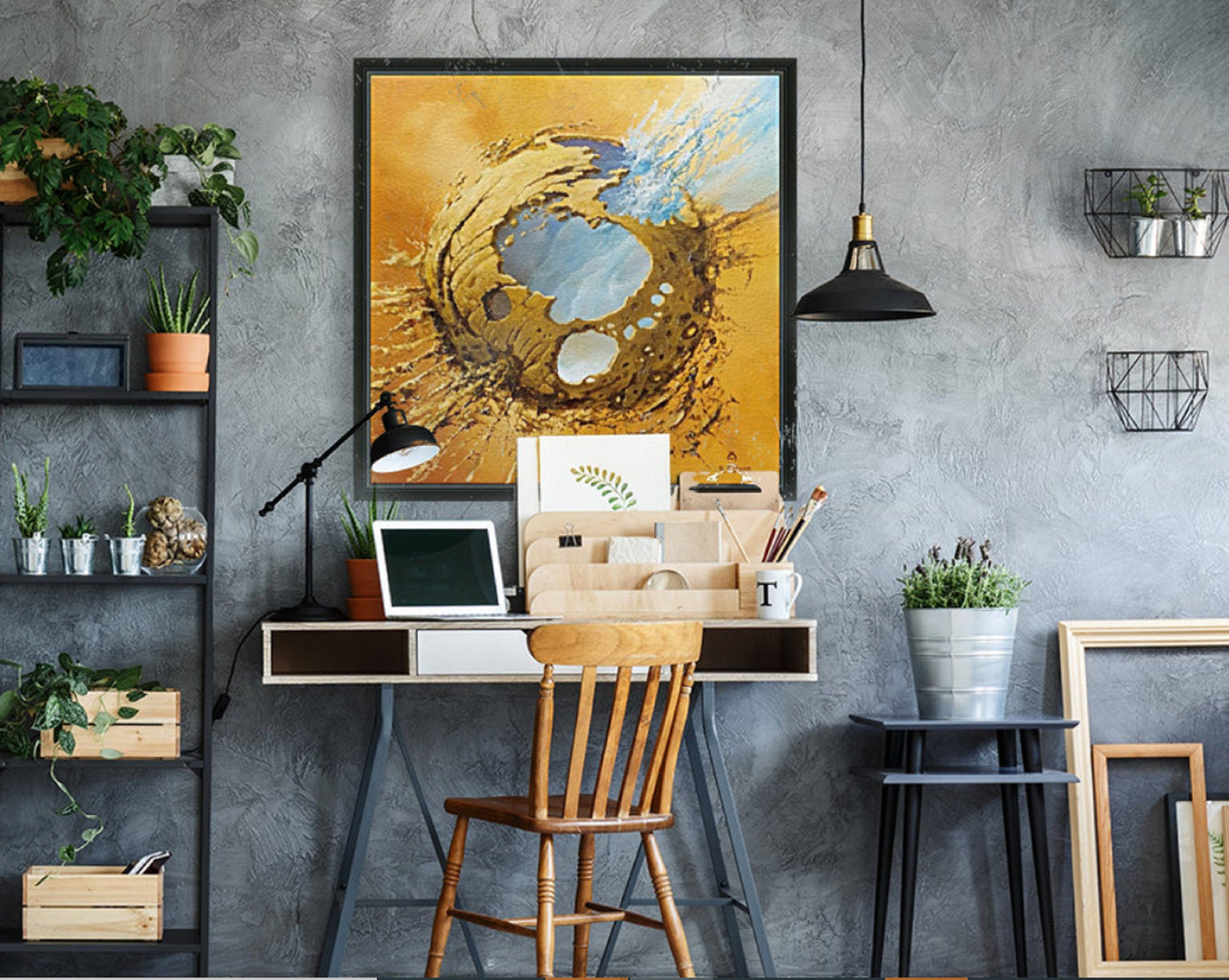 EVENT HORIZON | Fine art print from original oil painting | Modern home decoration | Gift idea for surreal art lovers FOSHE ART