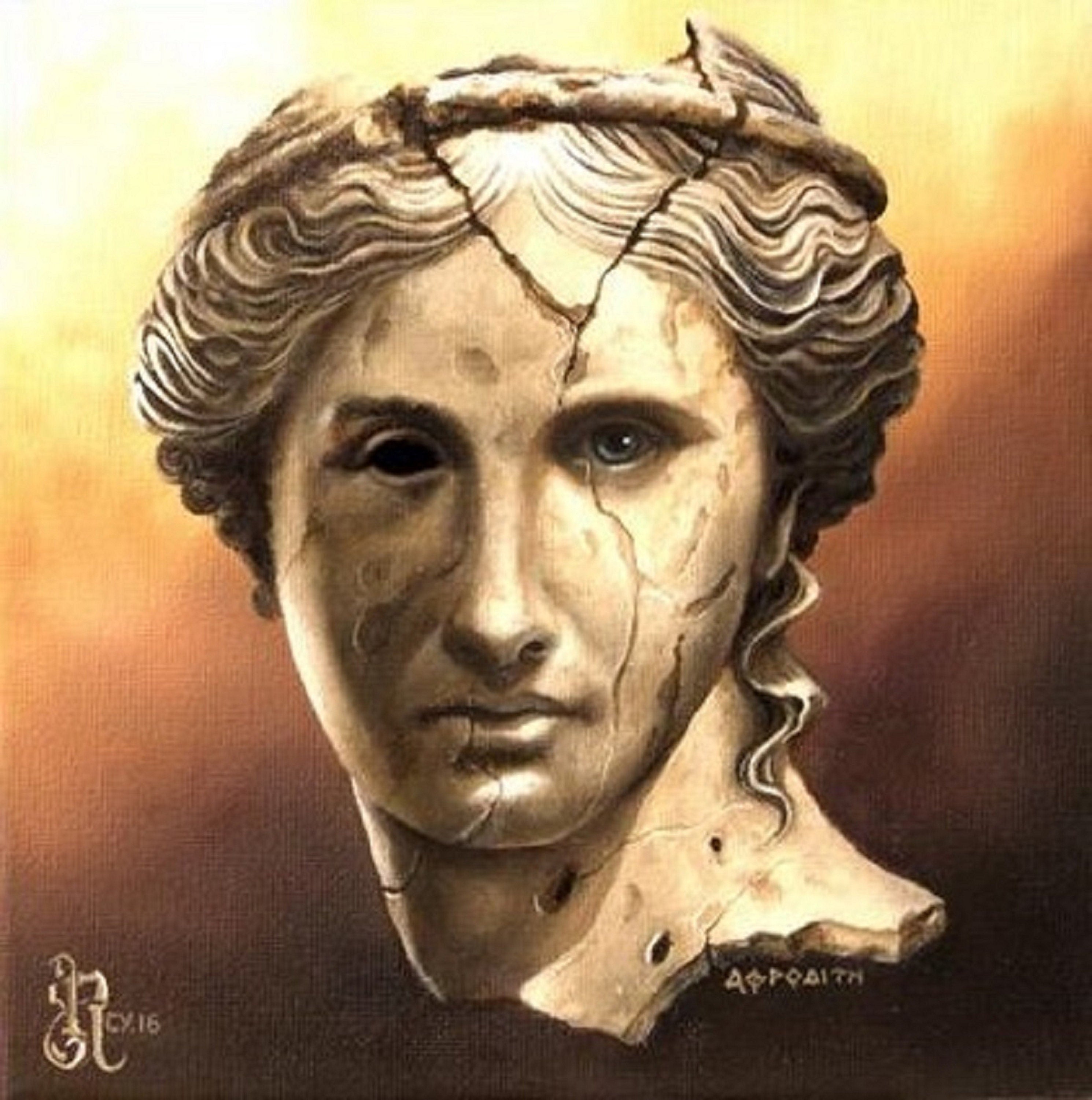 Aphrodite Print | Fine Art Giclée Print, Greek Mythology Home Decor FOSHE ART