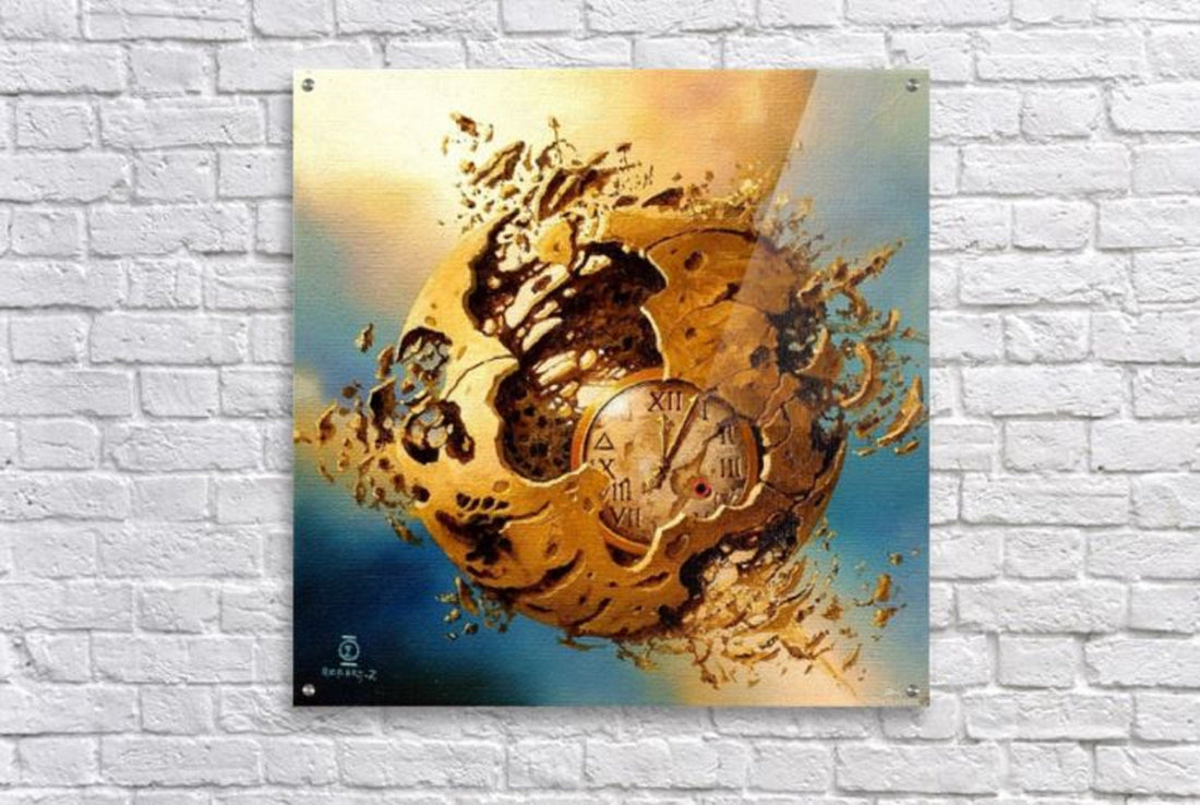 Out of Time | Surreal Fine Art Print on Archival-Quality Paper | Elegant Wall Décor for Modern Spaces & Timeless Interior Design FOSHE ART