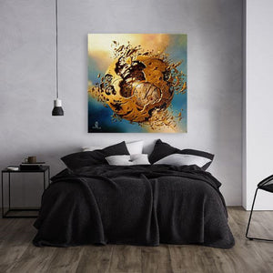 OUT OF TIME | Fine art from original oil painting | Surreal print of time | Modern home decoration