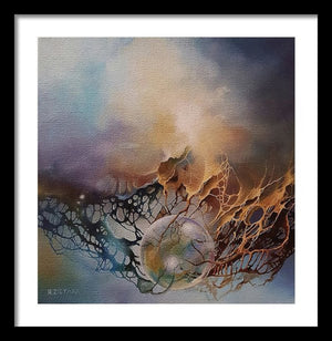 BUBBLE DREAM | fine art print from original oil painting | surreal image | blue modern contemporary art | home decoration for dreamers