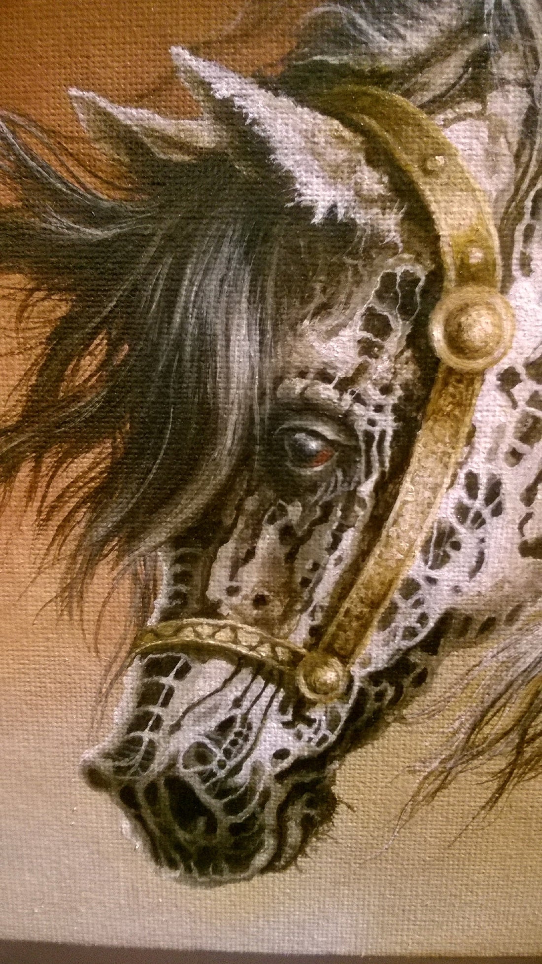 APPALOOSA HORSE HEAD | fine art print from original oil painting | horse photo | equestrian print | equestrian decor | High Definition Print