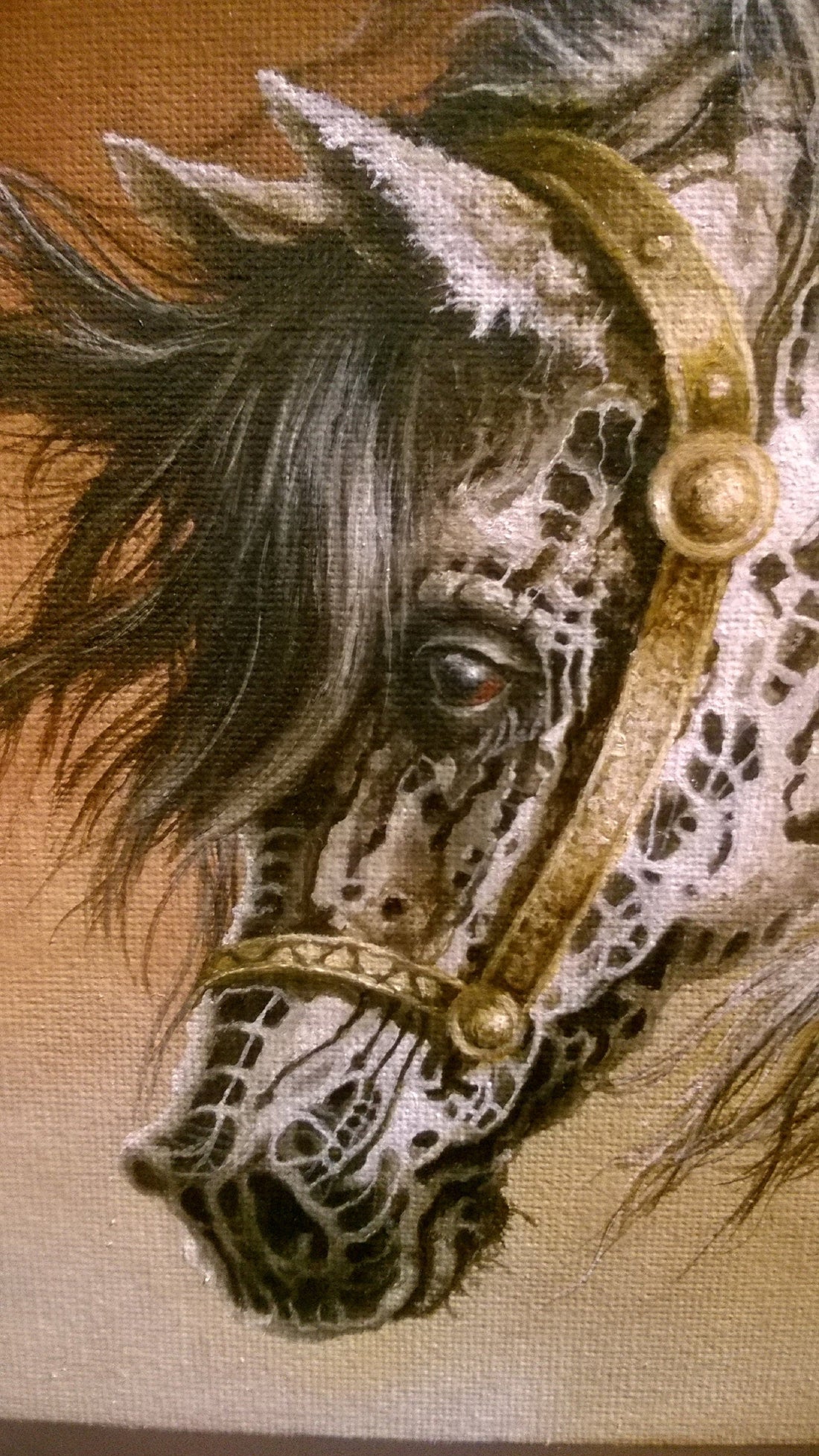 APPALOOSA HORSE HEAD | fine art print from original oil painting | horse photo | equestrian print | equestrian decor | High Definition Print FOSHE ART