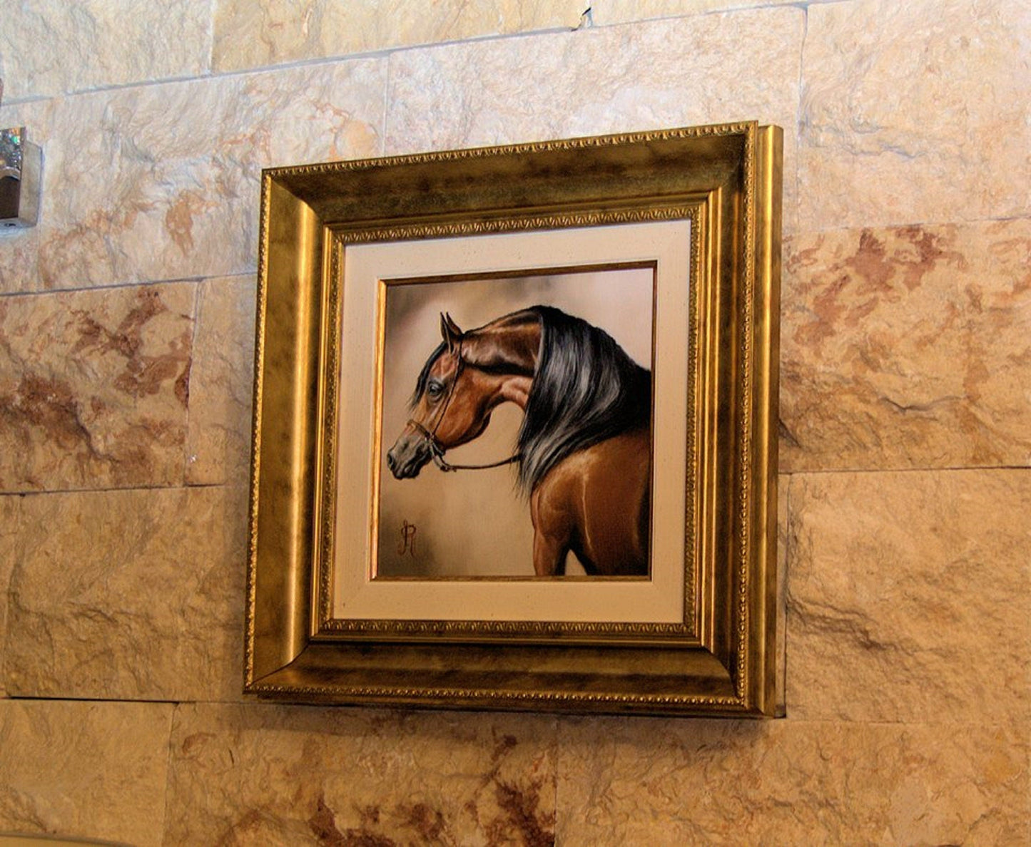 MYSTERIOUS BEAUTY | fine art print from original oil painting | horse photo | equestrian print | equestrian decor | High Definition Print FOSHE ART