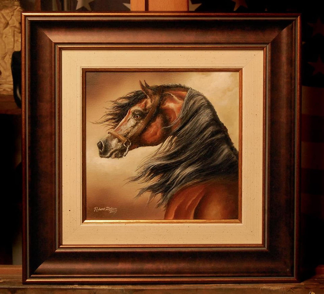 OMORFI | fine art print from original oil painting | horse photo | equestrian print | equestrian decor | High Definition Print