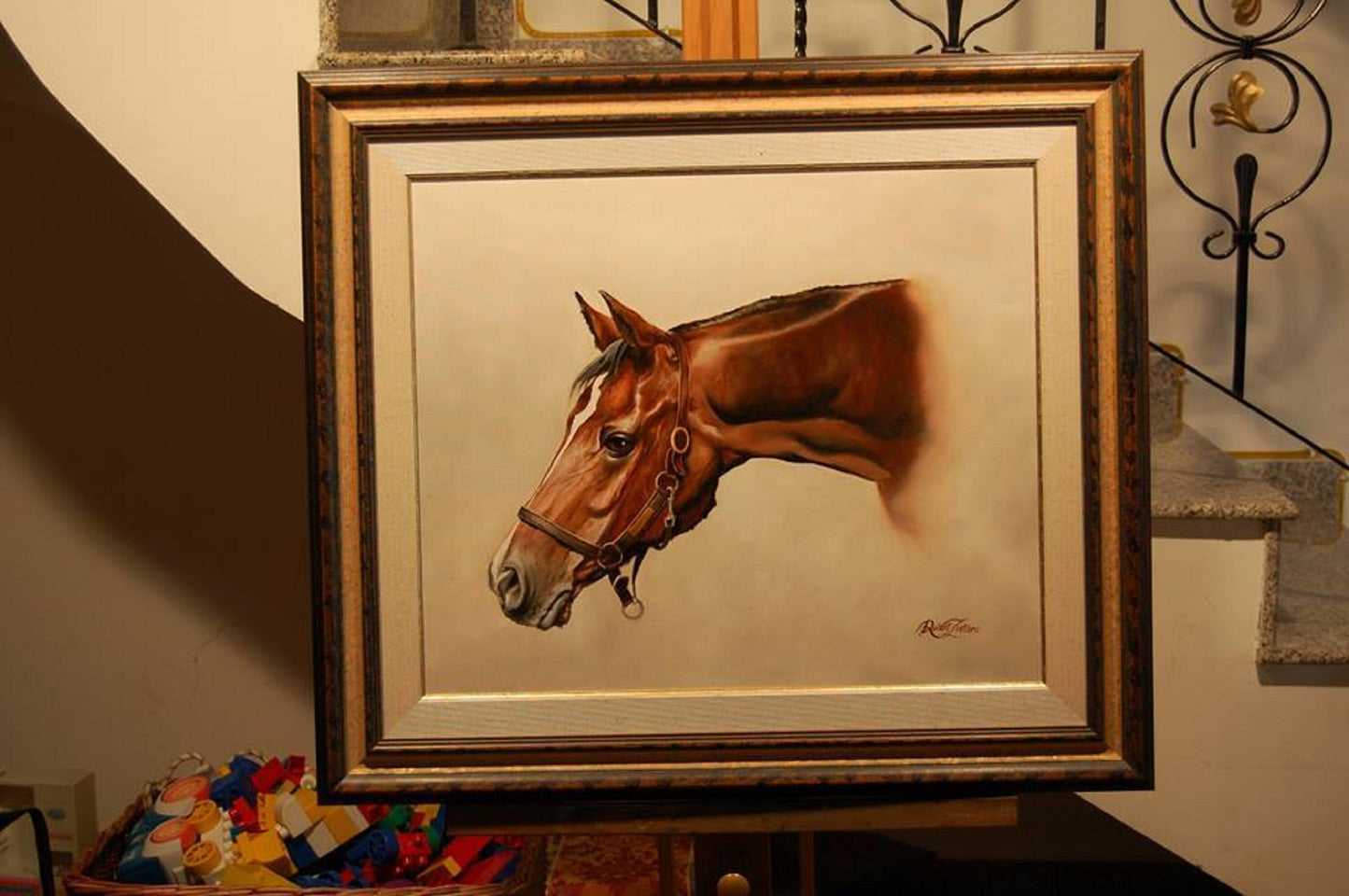 HORSE PORTRAIT | fine art print from original oil painting | horse photo | equestrian print | equestrian decor | High Definition Print