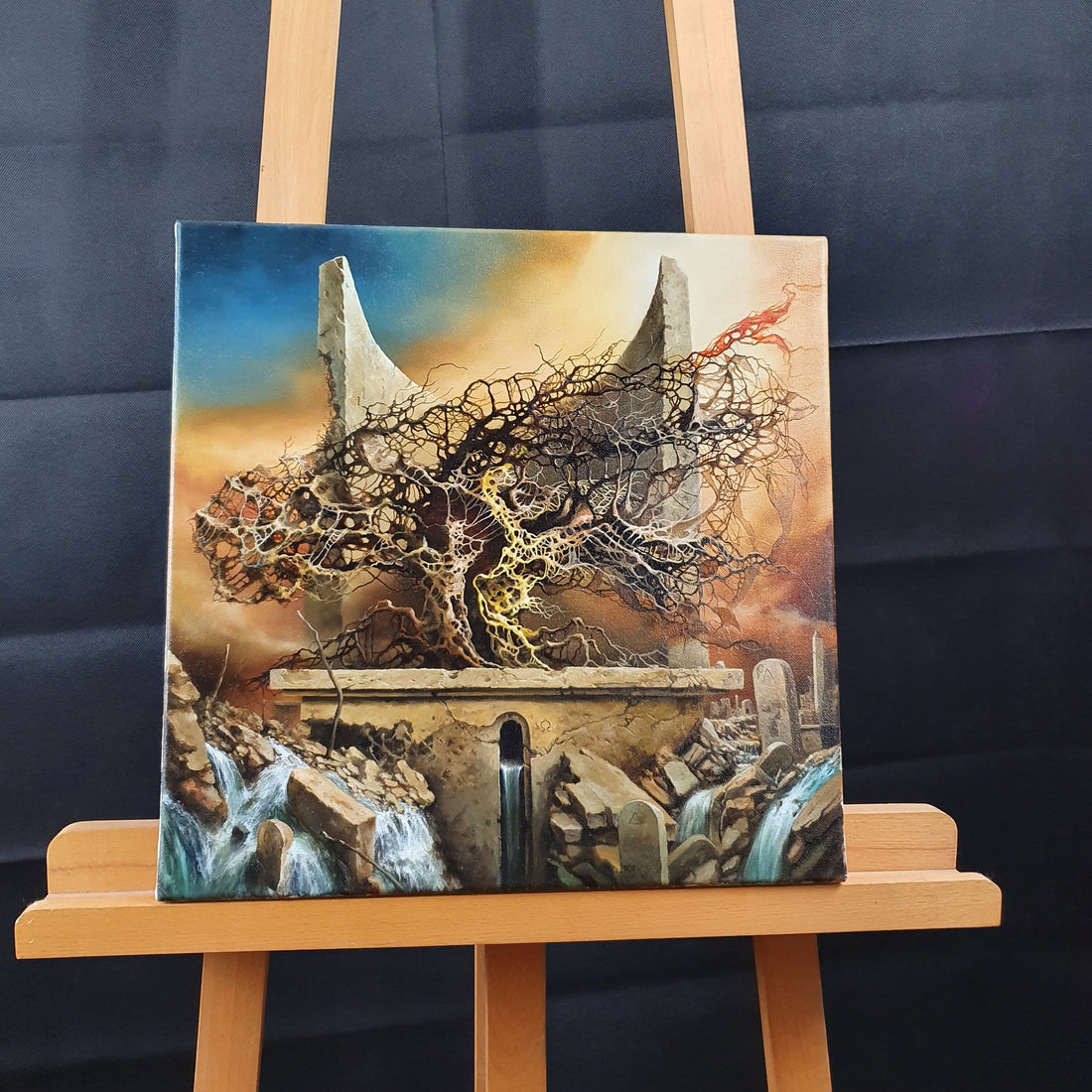 Tree of Life Giclée Canvas Print, Surreal Landscape Art FOSHE ART