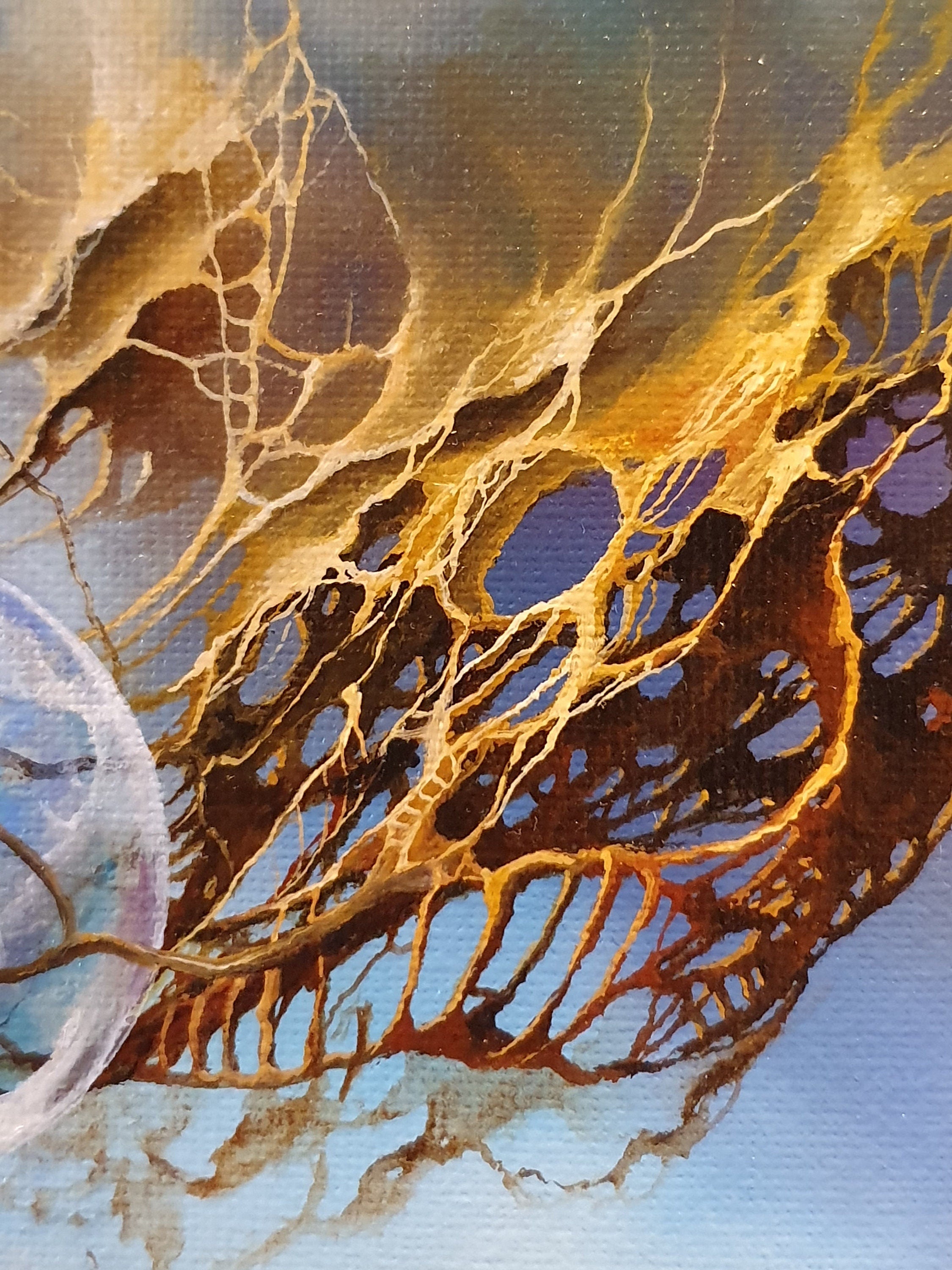 BUBBLE DREAM  | Giclée canvas print from original oil painting of Robert Zietara | Modern home decoration | Gift idea for surreal art lovers FOSHE ART