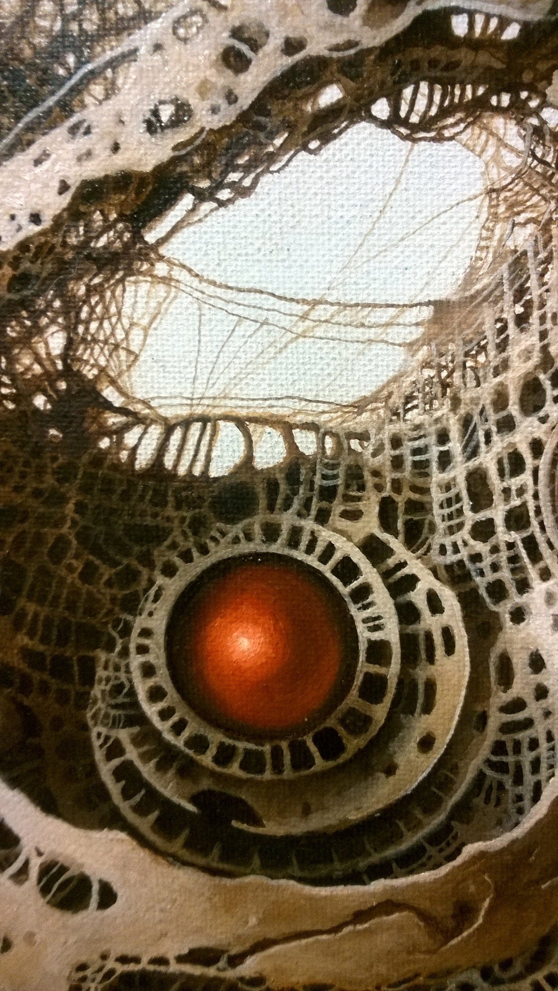 SECRET IN the SKY  | Giclée canvas print from original oil painting of Robert Zietara | Modern home decoration | Gift for surreal art lovers FOSHE ART