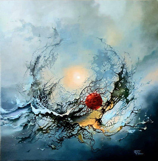 2020 | Giclee canvas print of original painting | Vision Wall Art | New reality | New Normal FOSHE ART