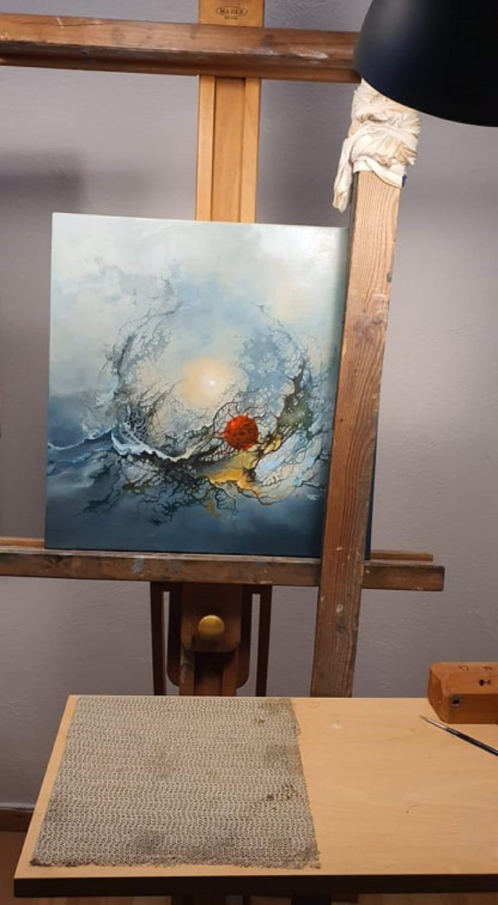 2020 | Giclee canvas print of original painting | Vision Wall Art | New reality | New Normal FOSHE ART