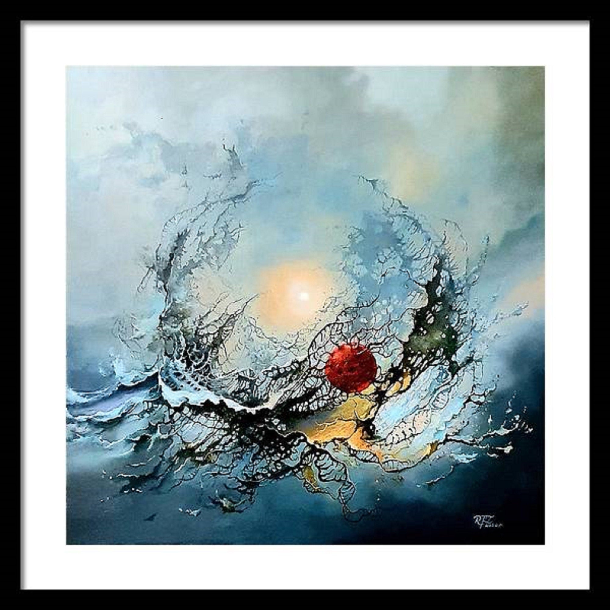 2020 | Giclee canvas print of original painting | Vision Wall Art | New reality | New Normal FOSHE ART
