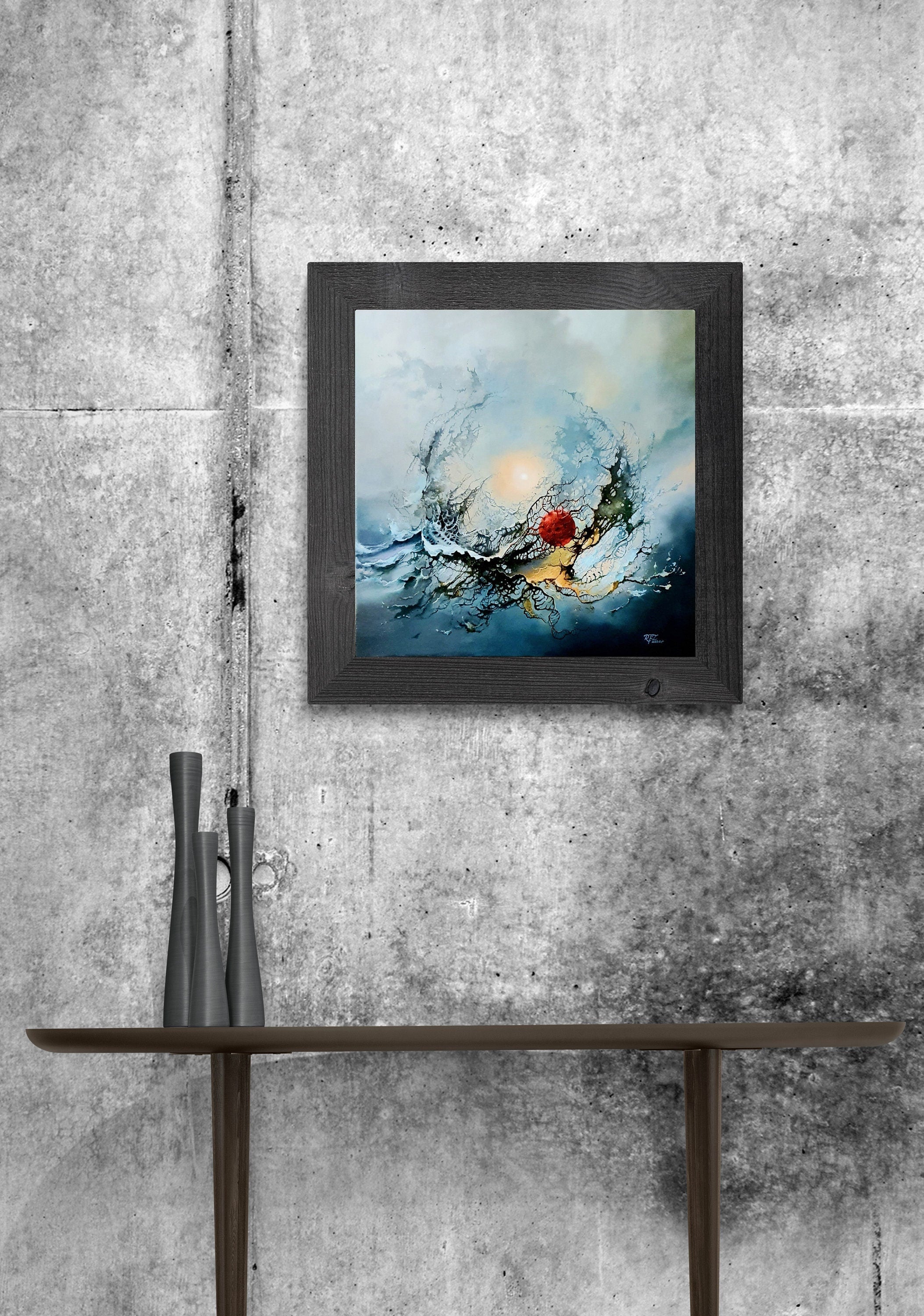 2020 | Giclee canvas print of original painting | Vision Wall Art | New reality | New Normal FOSHE ART