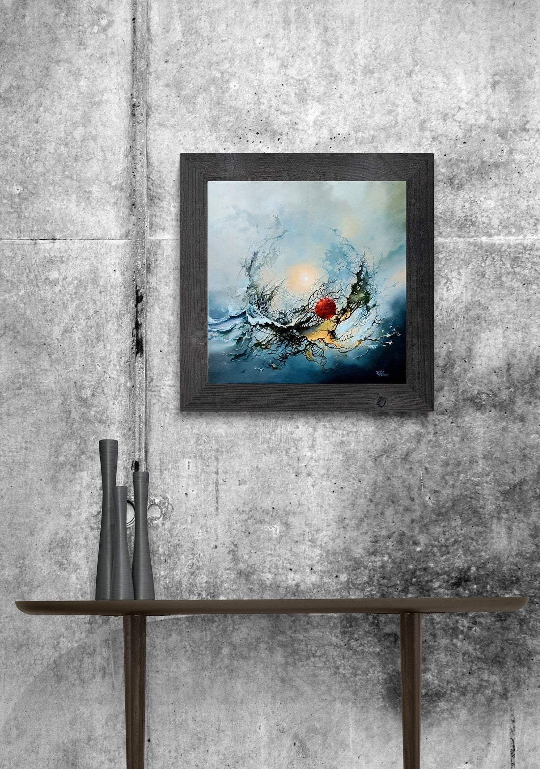 2020 | Giclee canvas print of original painting | Vision Wall Art | New reality | New Normal FOSHE ART