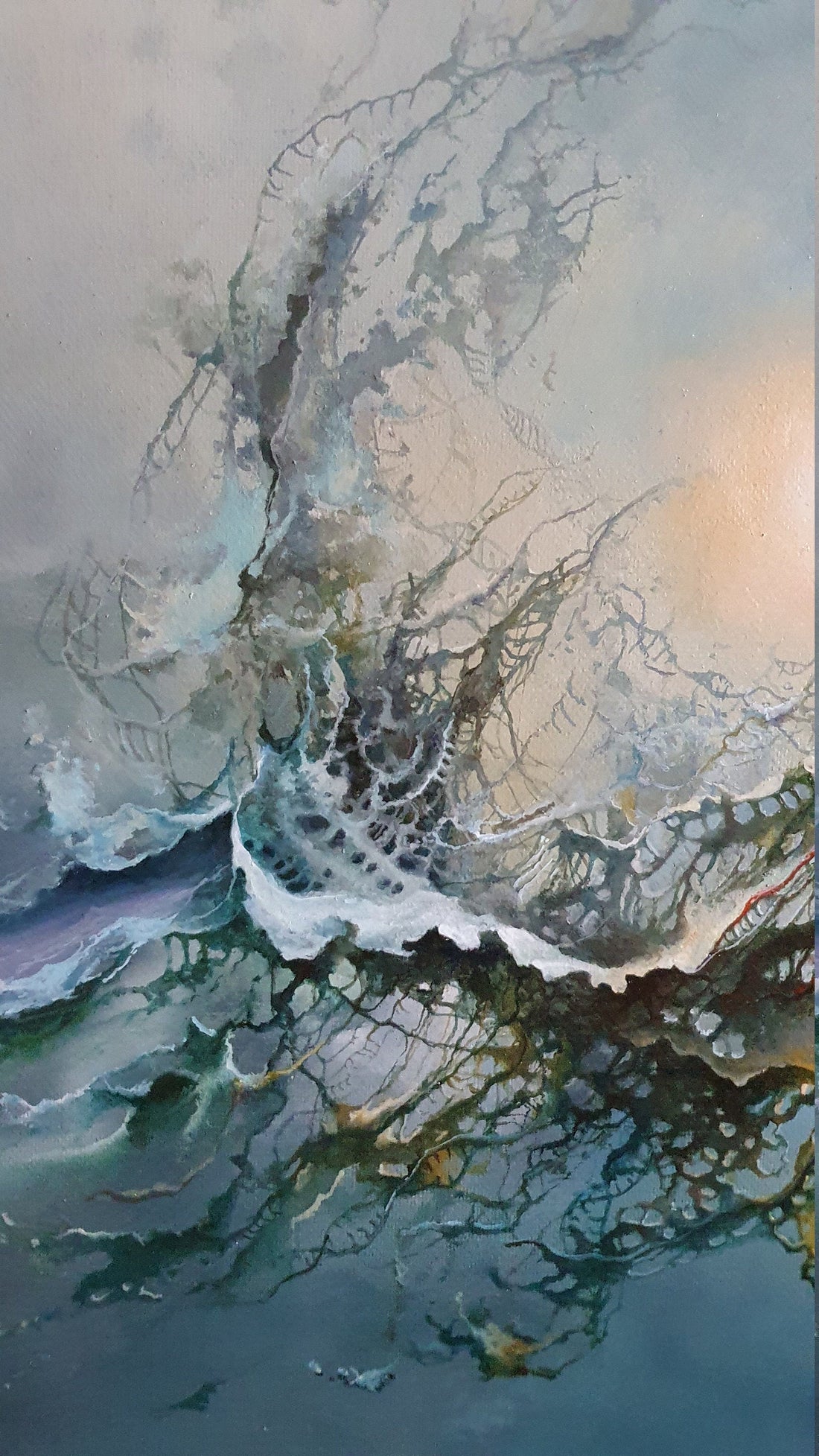 2020 | Giclee canvas print of original painting | Vision Wall Art | New reality | New Normal FOSHE ART