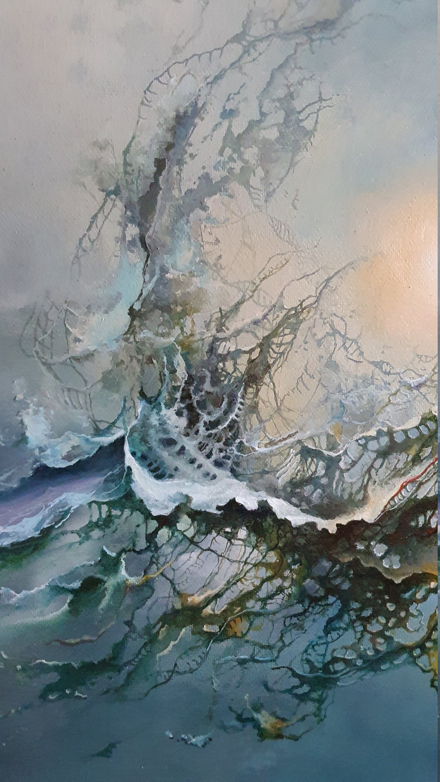 2020 | Giclee canvas print of original painting | Vision Wall Art | New reality | New Normal FOSHE ART