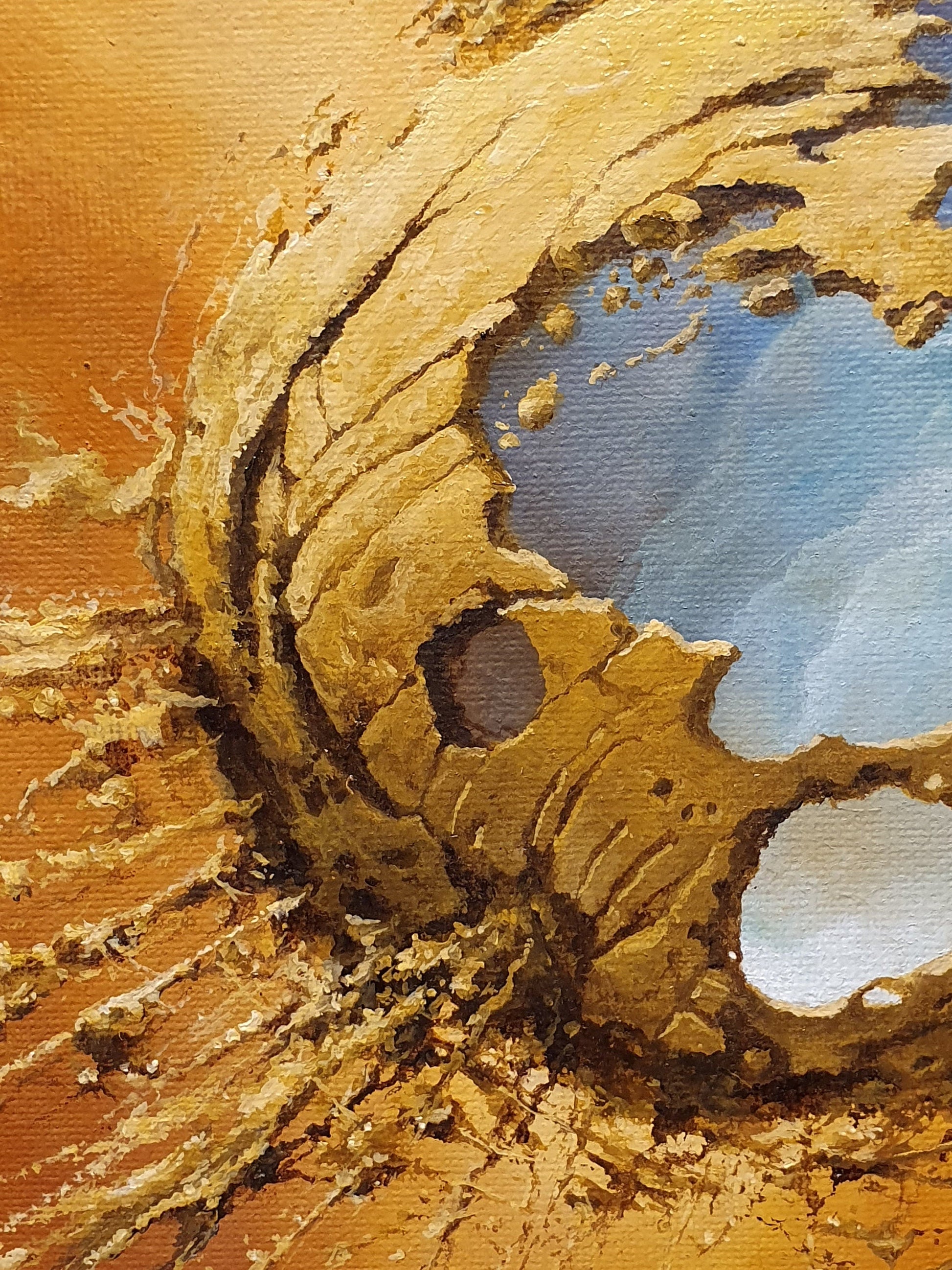 EVENT HORIZON  | PREMIUM canvas print of original painting by Robert Zietara  | Masterpiece of Modern art | Famous Painting FOSHE ART