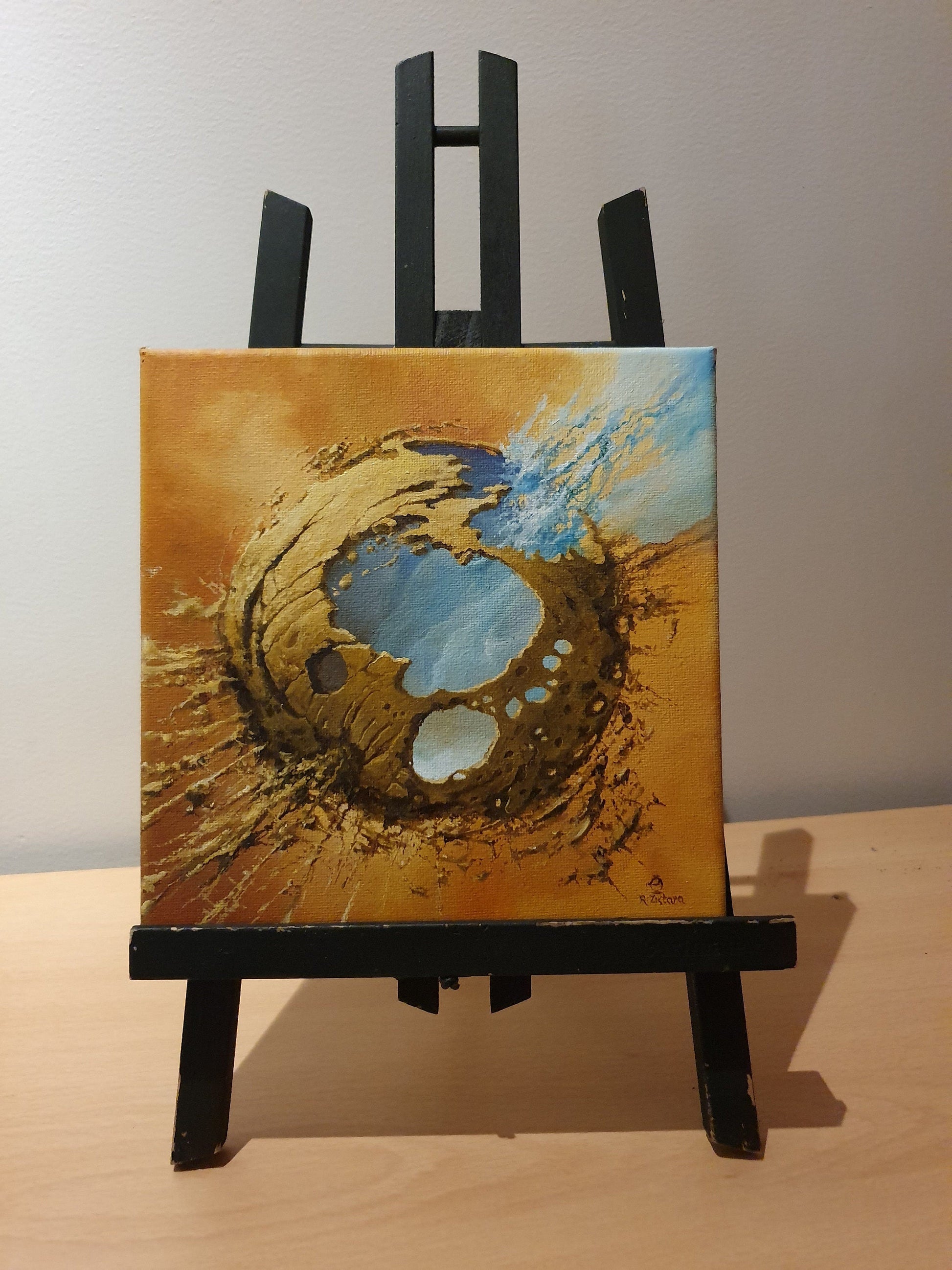 EVENT HORIZON  | PREMIUM canvas print of original painting by Robert Zietara  | Masterpiece of Modern art | Famous Painting FOSHE ART