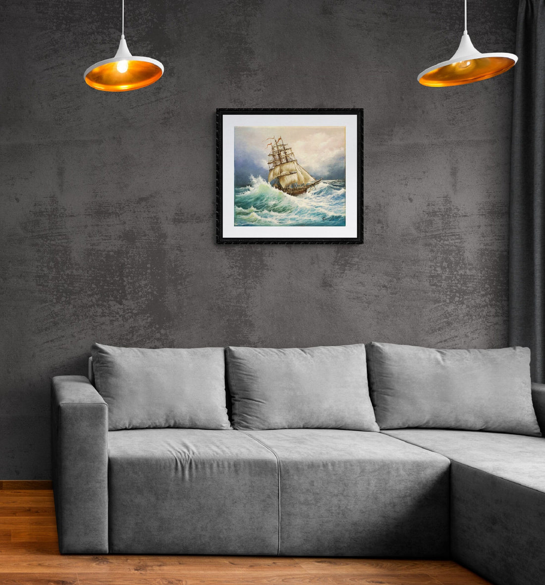 Tall Ship Giclée Print | Nautical Maritime Seascape Art FOSHE ART