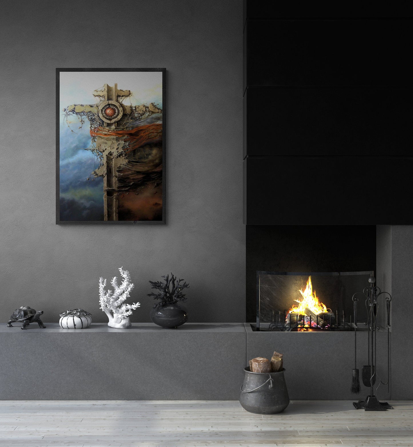 EUROPA Giclée FineArt Print reproduction from original oilpainting, printed on Hahnemühle Museum-Quality art paper, Gift for Art Lovers FOSHE ART