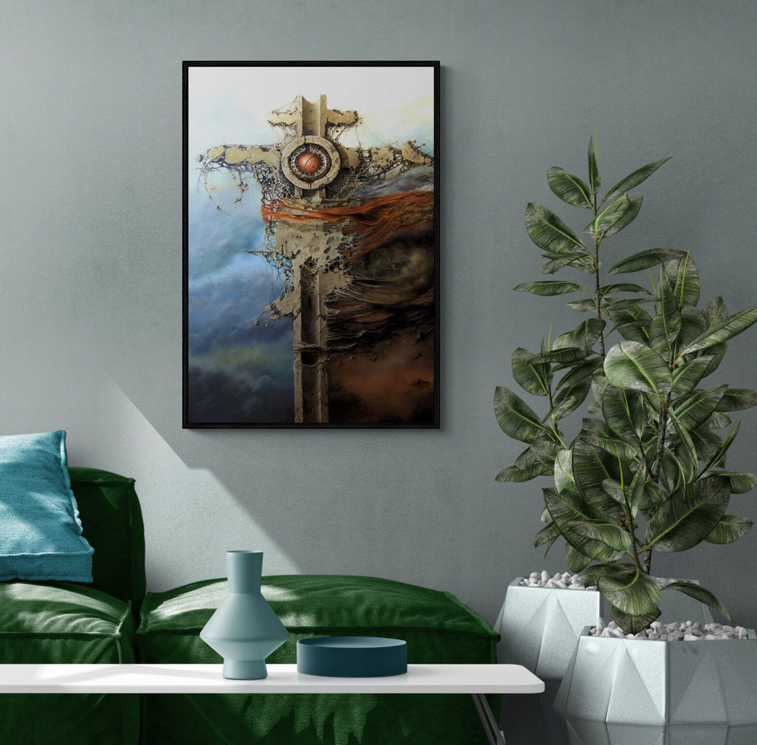 EUROPA Giclée FineArt Print reproduction from original oilpainting, printed on Hahnemühle Museum-Quality art paper, Gift for Art Lovers FOSHE ART