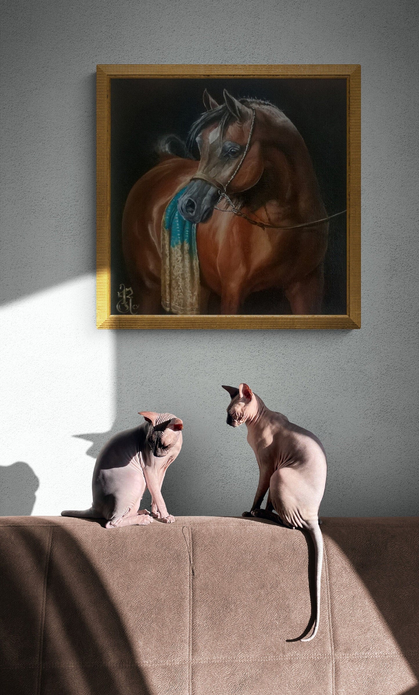 HORSE of YOUR HEART | fine art print from original oil painting | horse photo| equestrian print | equestrian decor | High Definition Print FOSHE ART