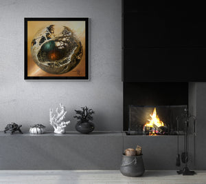 PUZZLE BALL Print | Giclee Art Prints from original painting | Abstract Wall Art | Home Decore