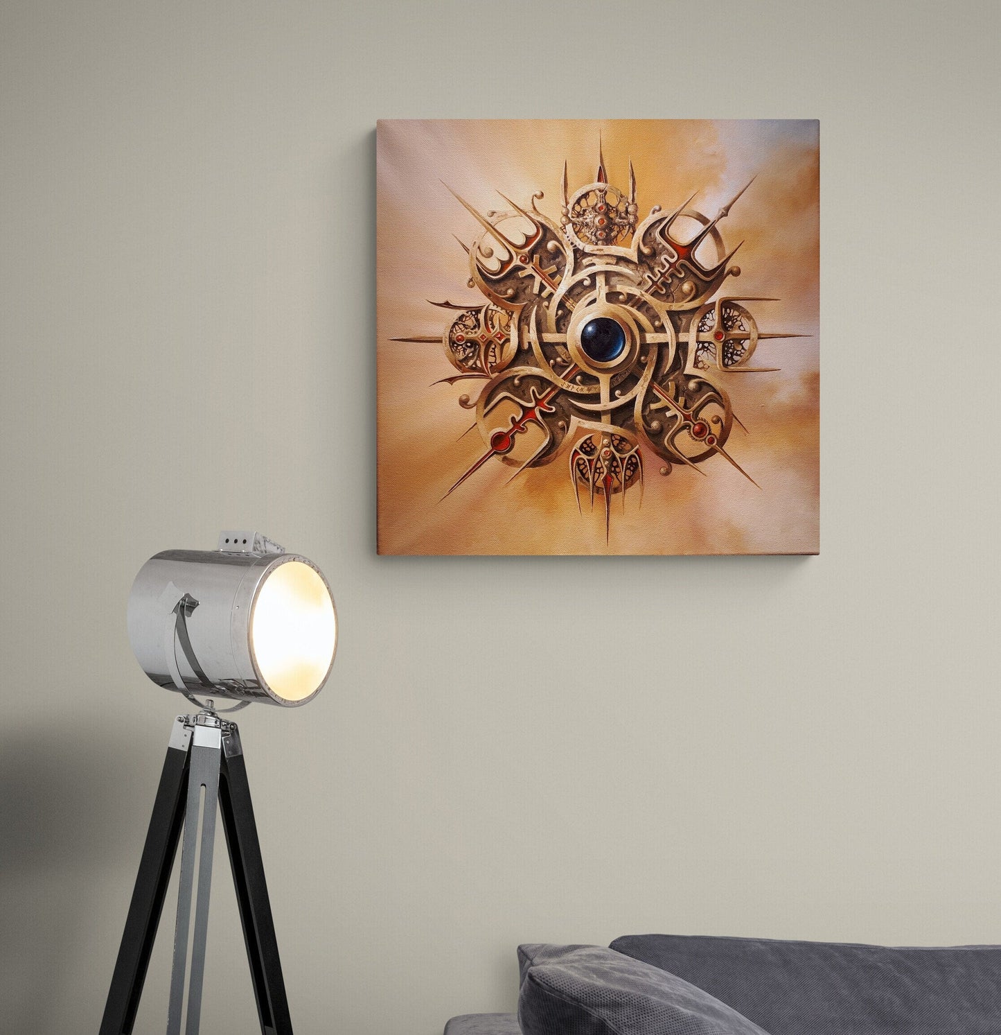VEGVISIR VIKING Compass | Giclee Art Print from original painting | Viking Decor | Norse mythology art | Viking gifts for men FOSHE ART