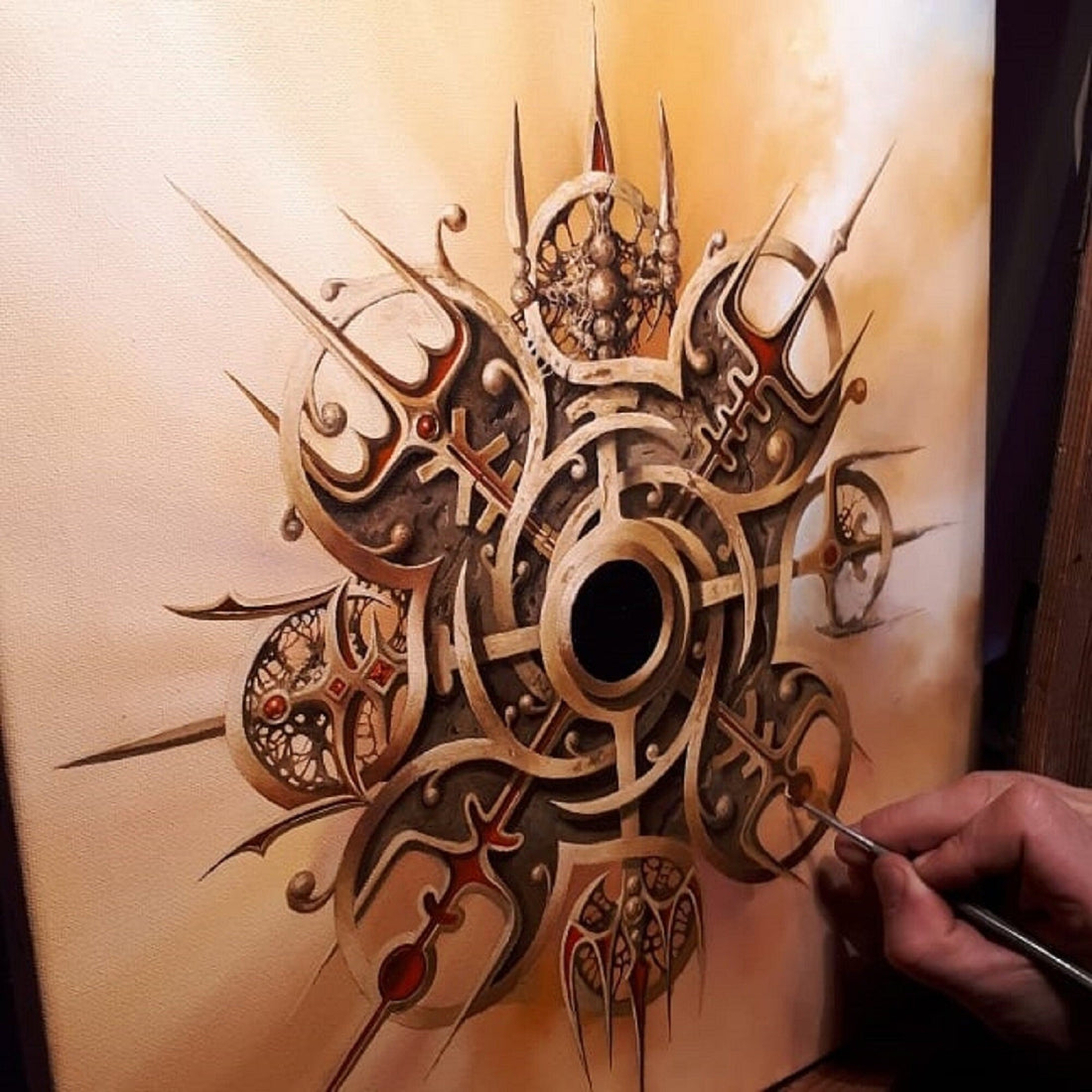 VEGVISIR VIKING Compass | Giclee Art Print from original painting | Viking Decor | Norse mythology art | Viking gifts for men FOSHE ART