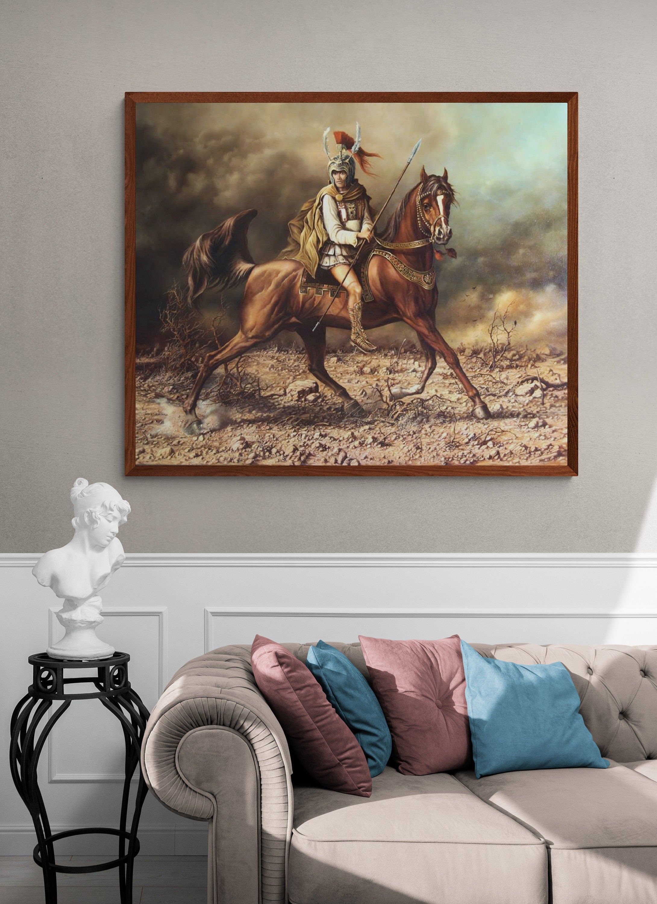 Alexander Art Print, Hand Finished 3D Giclée Canvas FOSHE ART