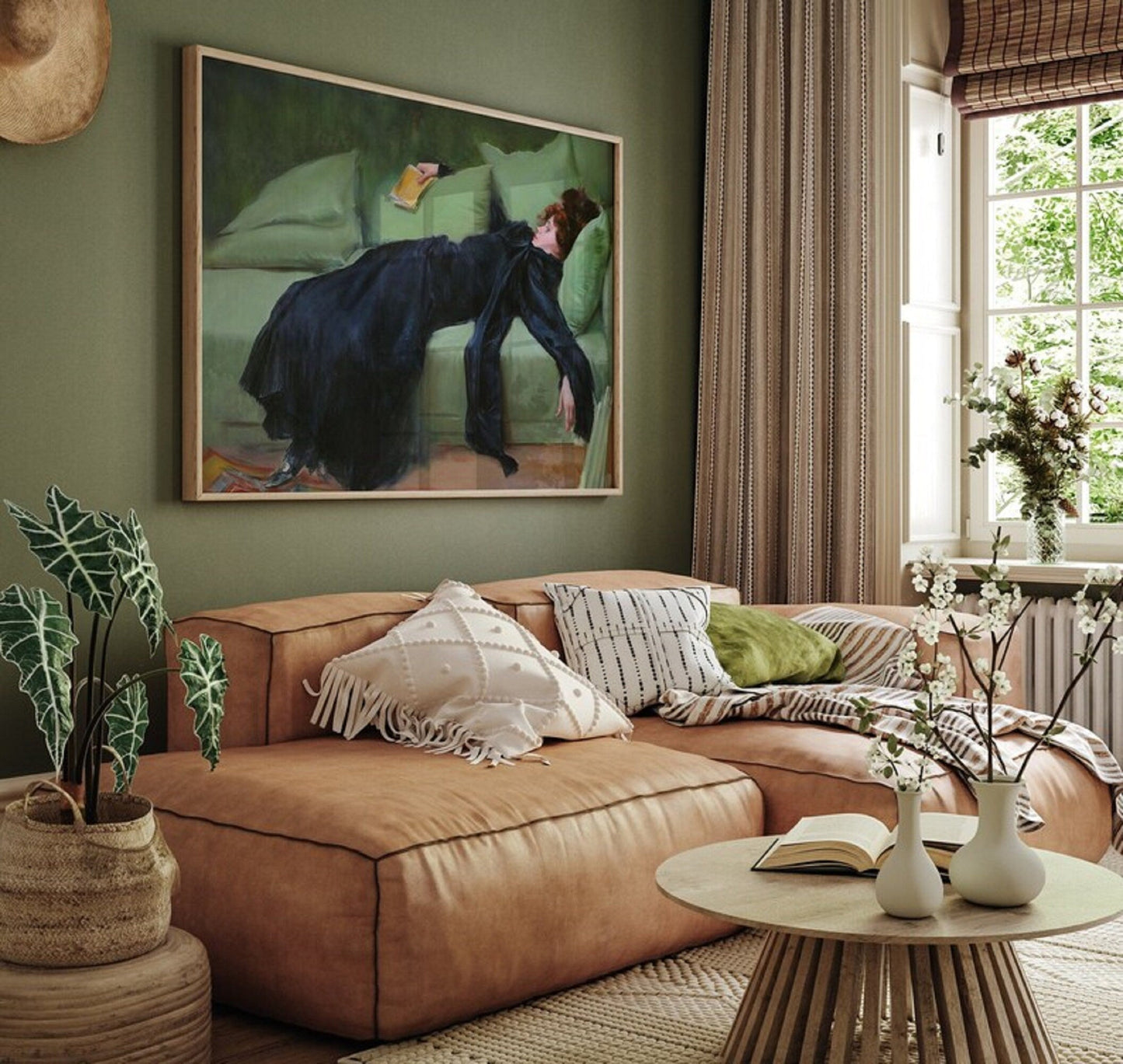 Ramon Casas "Decadent Young Woman" – Fine Art Print | Classical Wall Decor | Exhibition-Quality Canvas & Paper | After the Ball Painting FOSHE ART