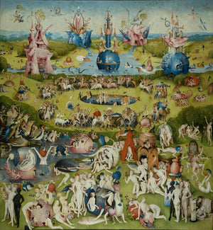Hieronymus Bosch, Garden of Earthly Delights, Triptych, fine art reproduction print, Art decor, Heavyweight paper / real art canvas, 3D Hand Finished Premium Print, Poster Art, Canvas Wall Art, New House Gift, House warming painting