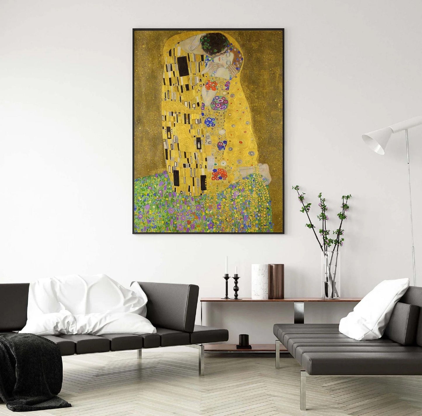 The Kiss Gustav Klimt Print, Gustav Klimt Painting, Fine Art, Klimt Reproduction, Klimt The Kiss, Famous Painting