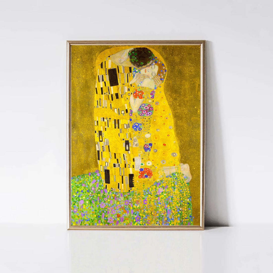 The Kiss Gustav Klimt Print, Gustav Klimt Painting, Fine Art, Klimt Reproduction, Klimt The Kiss, Famous Painting