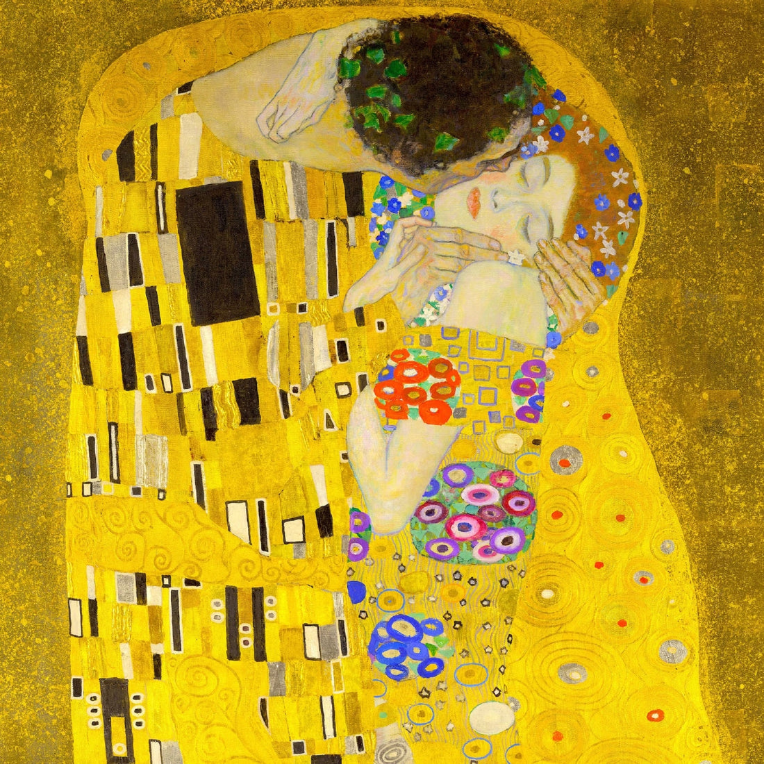 The Kiss Gustav Klimt Print, Gustav Klimt Painting, Fine Art, Klimt Reproduction, Klimt The Kiss, Famous Painting