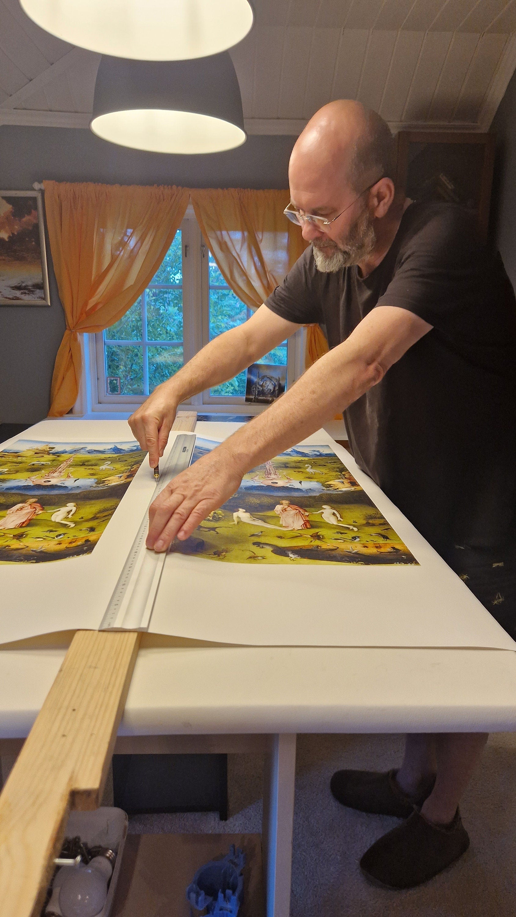 Hieronymus Bosch reproduction: Garden of Earthly Delights Bosh art prints on Hahnemühle, museum art exhibition poster, Oversized wall art FOSHE ART