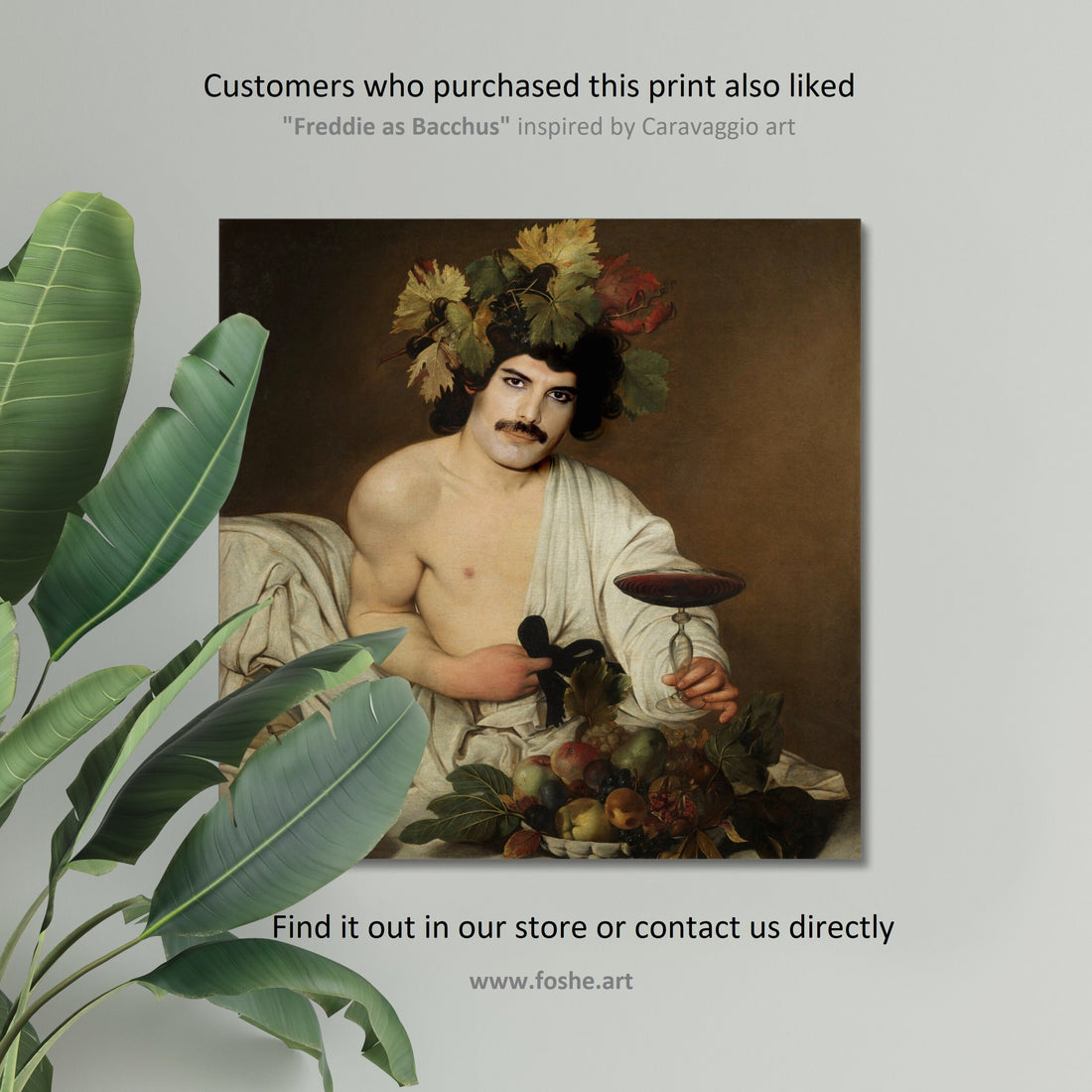 Freddie Mercury from Queen Unique Portrait, golden wall Art Print, Heavyweight paper, Music Icon, Singer Portrait,  New House Gift, House warming painting