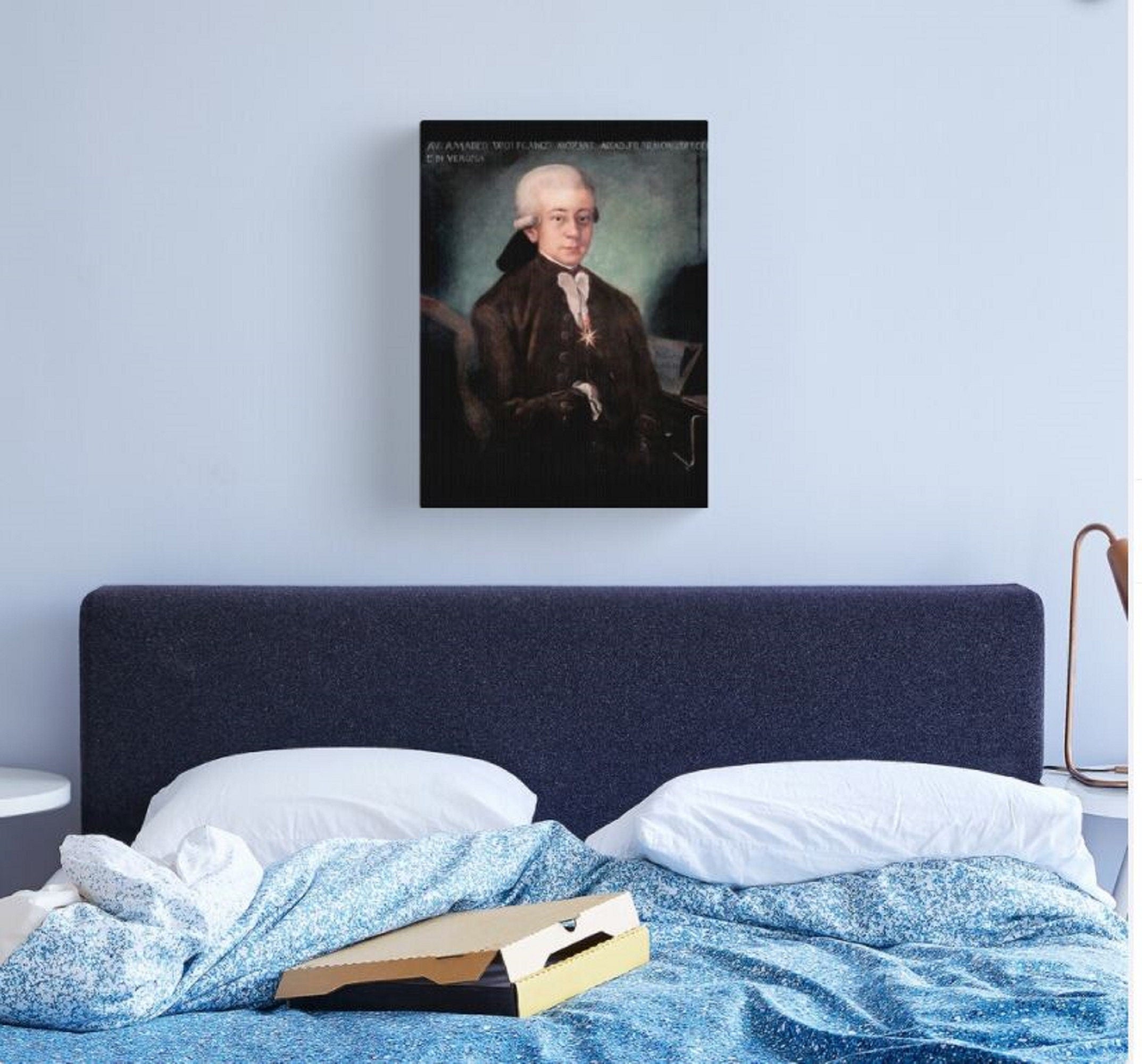 Mozart Portrait Fine Art Print, Bologna Mozart Reproduction FOSHE ART