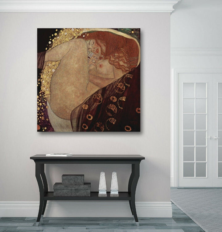 GUSTAV KLIMT Danae (1908), Art nouveau print on canvas, large wall art, famous art Klimt poster, Klimt painting, gift for him, reproduction