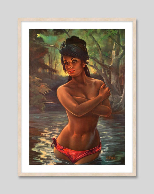 JH LYNCH Nymph, Fine Art Prints, Vintage Home Decor, Art Nouveau, Giclee Canvas/ Gallery Grade Paper prints or Art Poster