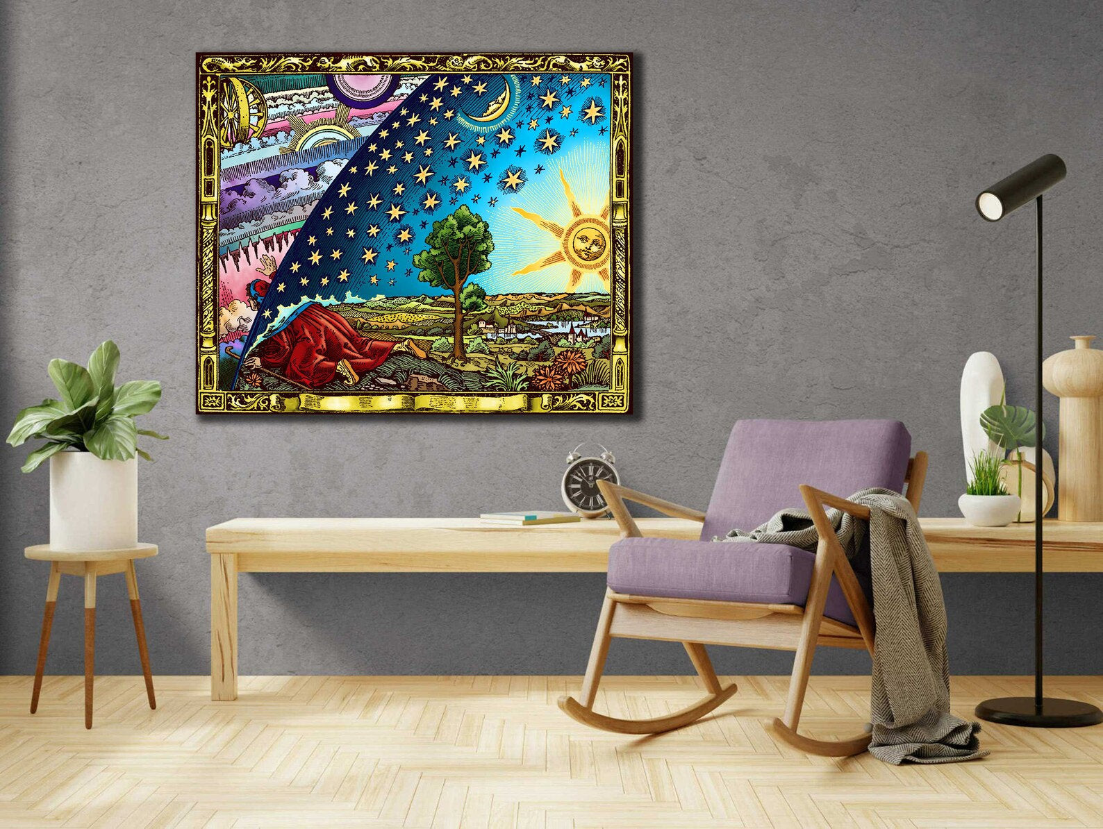 Flammarion Engraving Art Print: Experiencing the Mysteries of the Universe Through Art! FOSHE ART